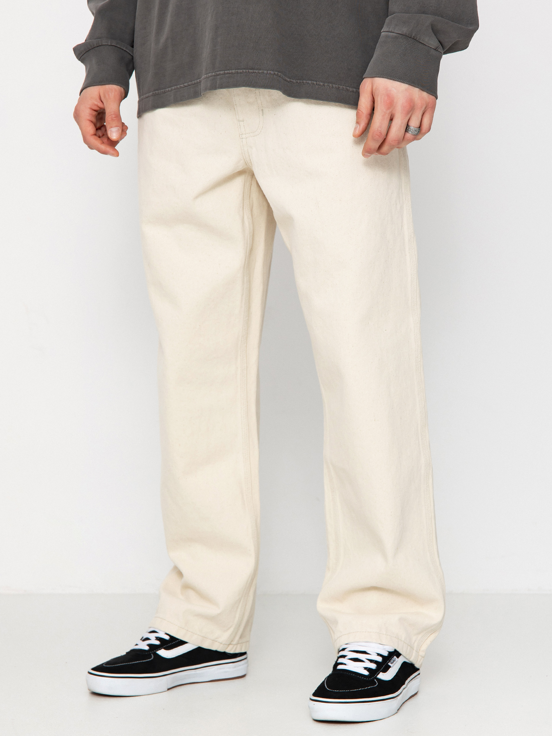 Vans Skate Check 5 Loose Denim Pants - white (natural)