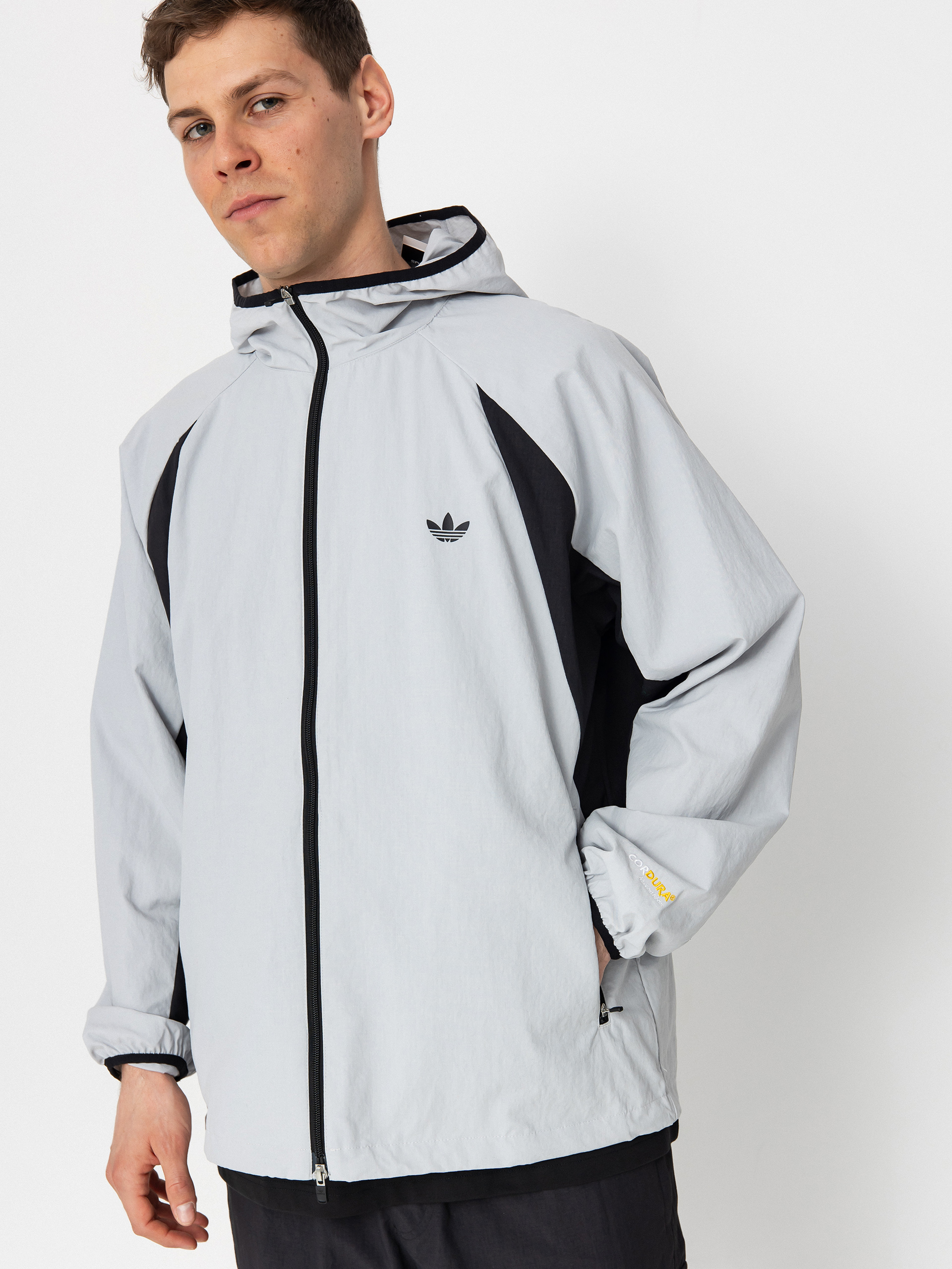 adidas Premiere Jacke - Grau (lgsogr/black)