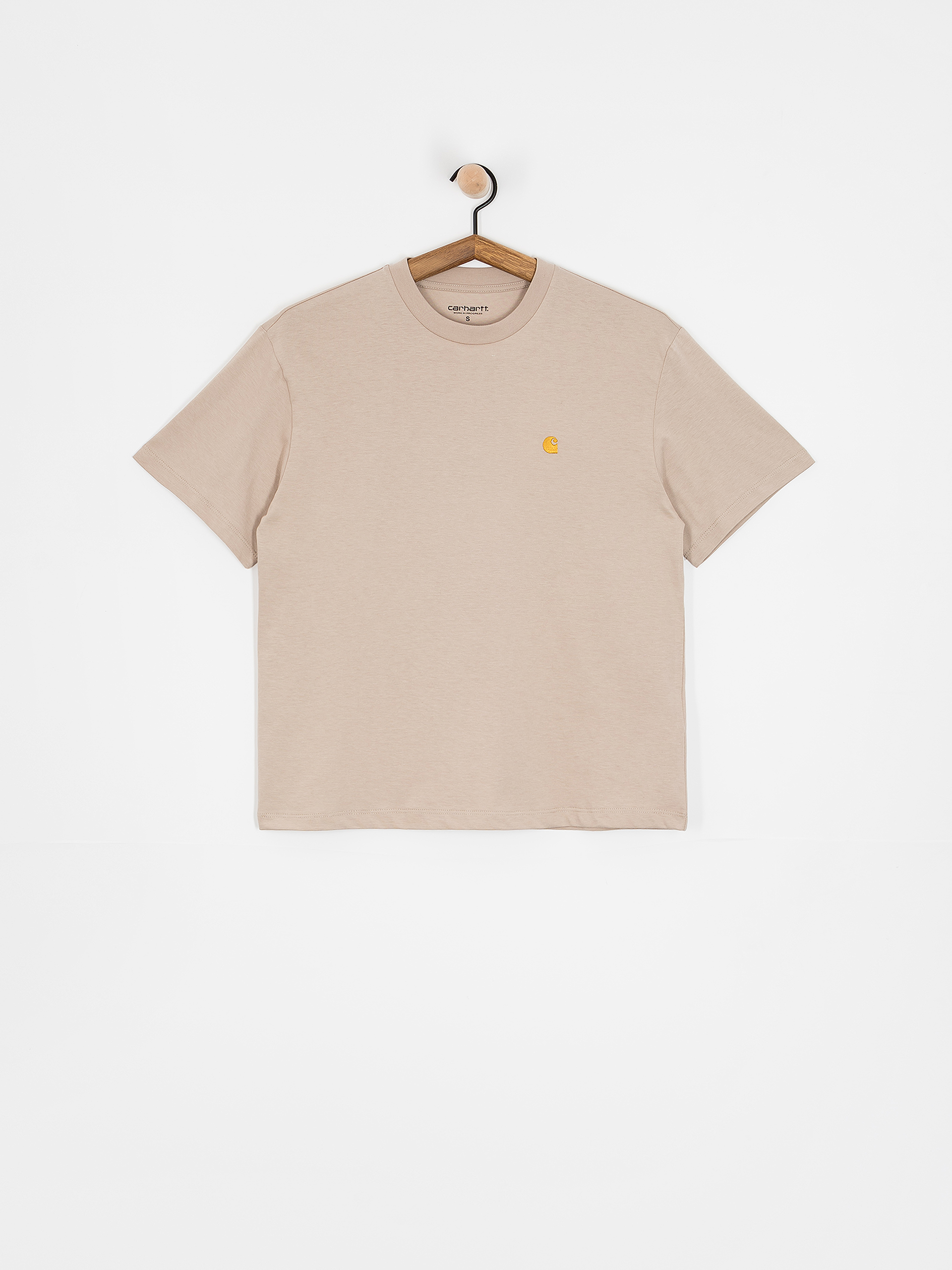 Carhartt WIP Chase Wmn T-Shirt (dusky beige/gold)