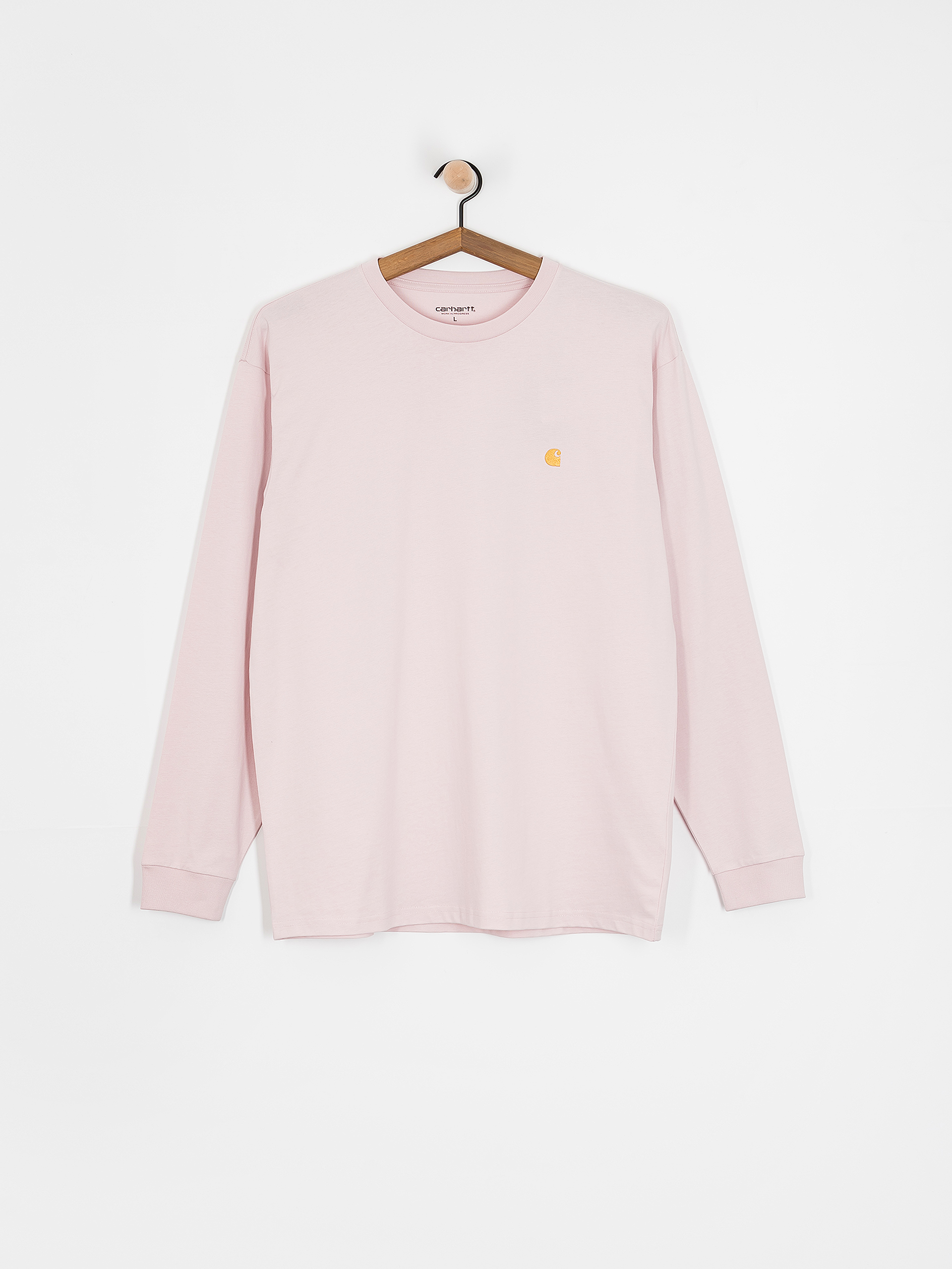 Carhartt WIP Chase Longsleeve (air pink/gold)