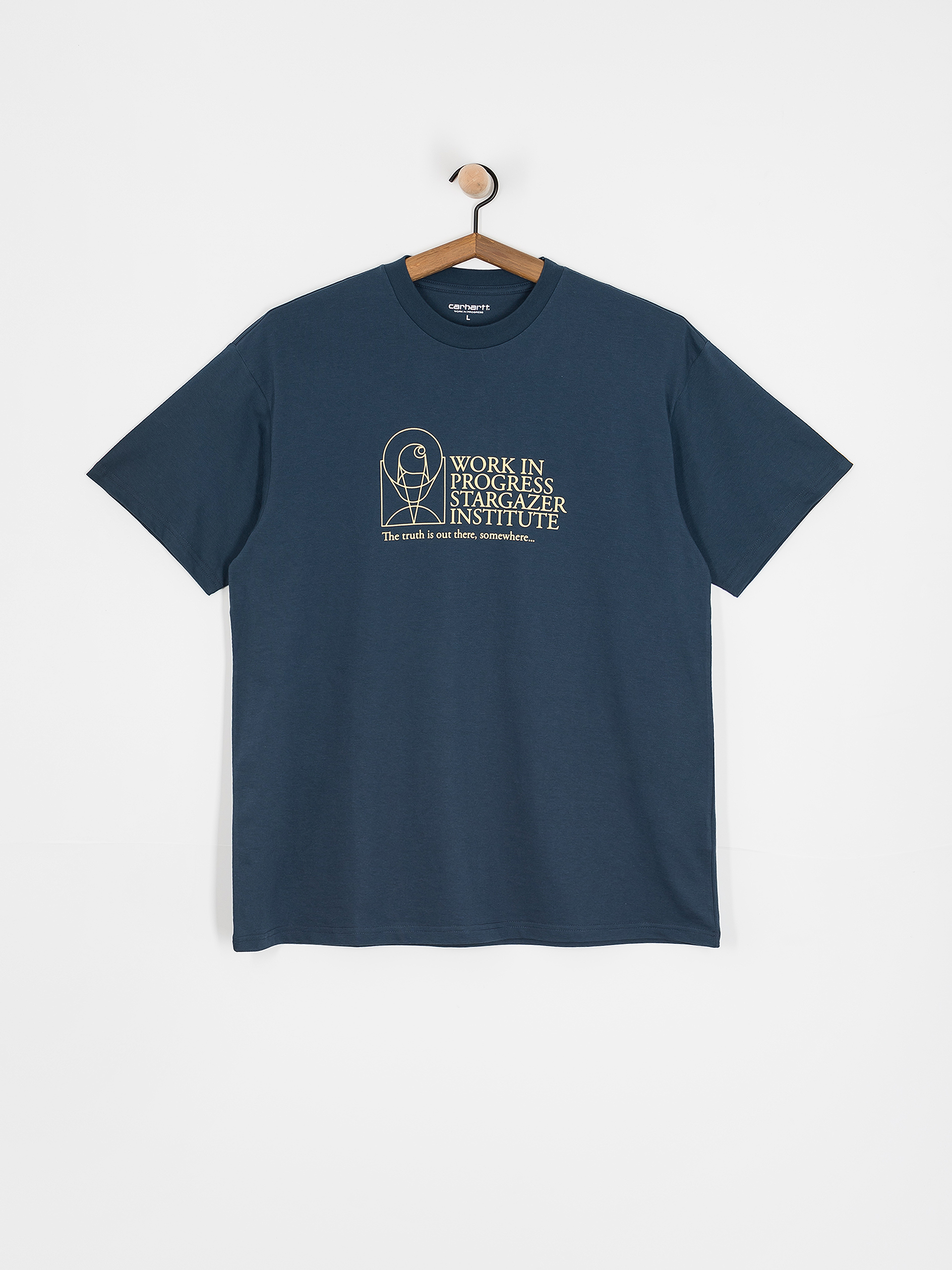 Carhartt WIP Stargazer T-Shirt (dusky blue/yellow)