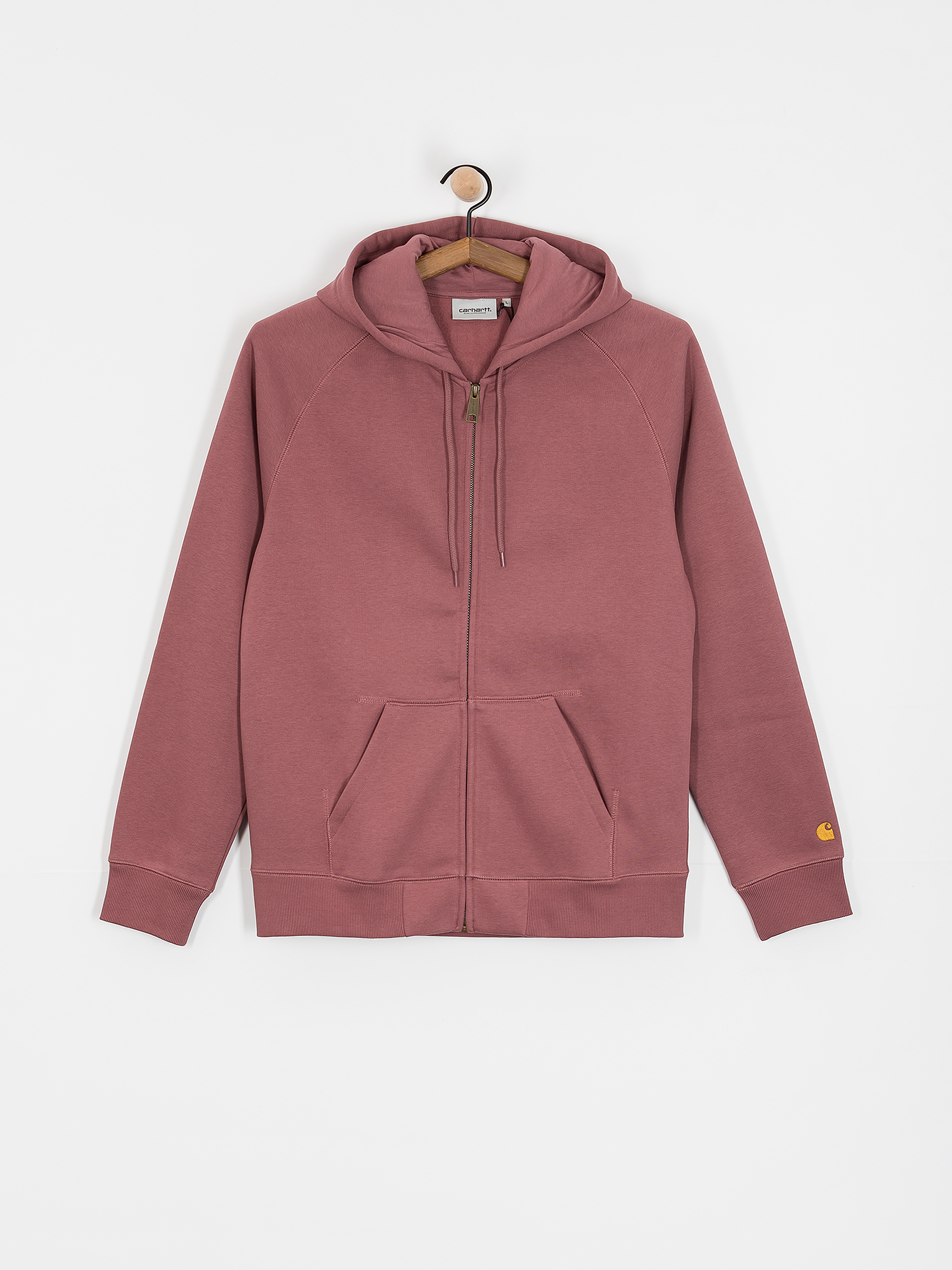 Carhartt WIP Chase ZHD Hoodie (dusky pink/gold)