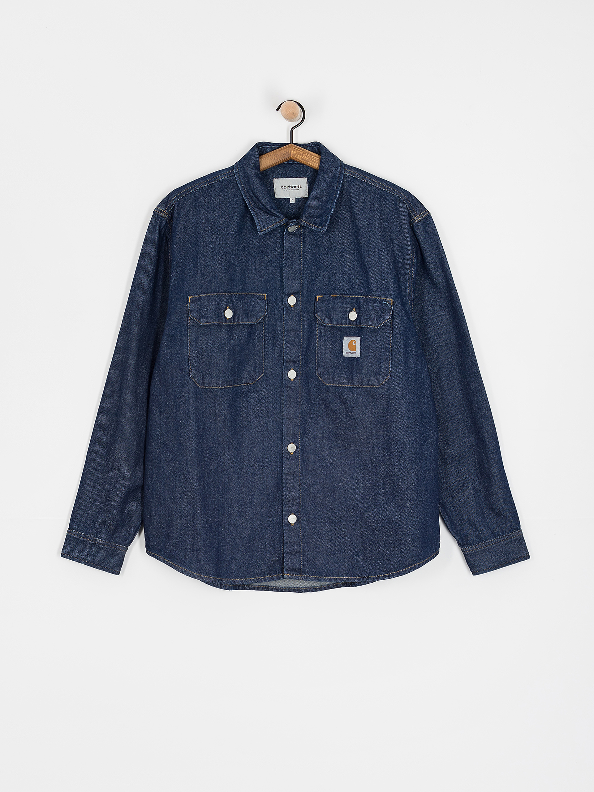 Carhartt WIP Harvey Hemd (blue)