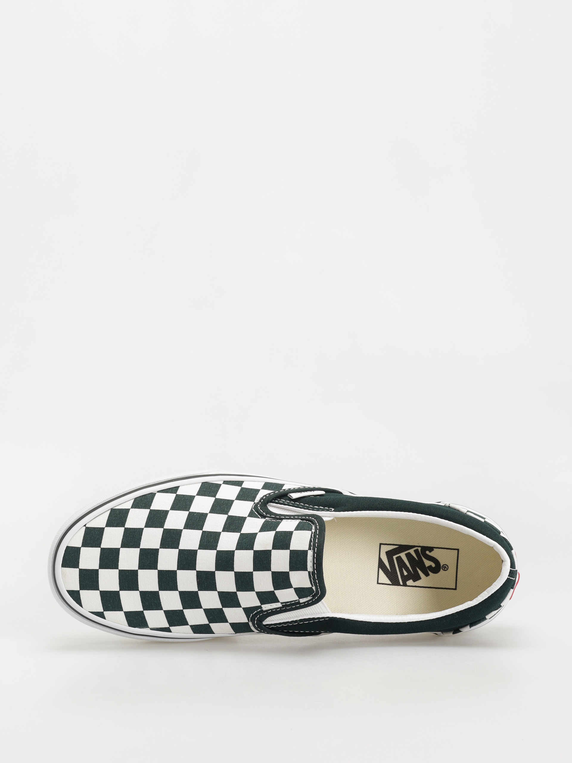 Vans Classic Slip On Shoes (color theory checkerboard scarab)