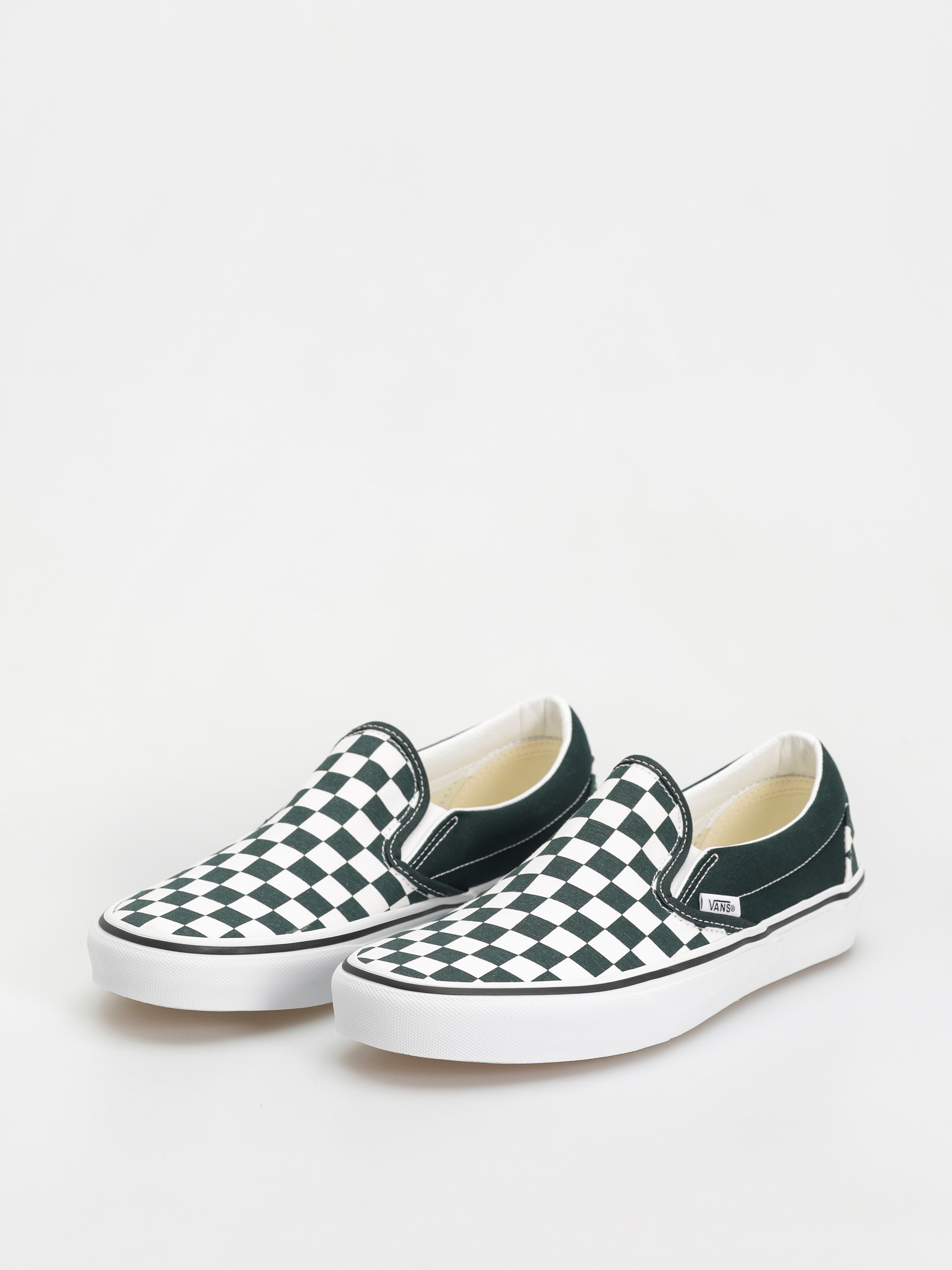 Vans Classic Slip On Shoes (color theory checkerboard scarab)