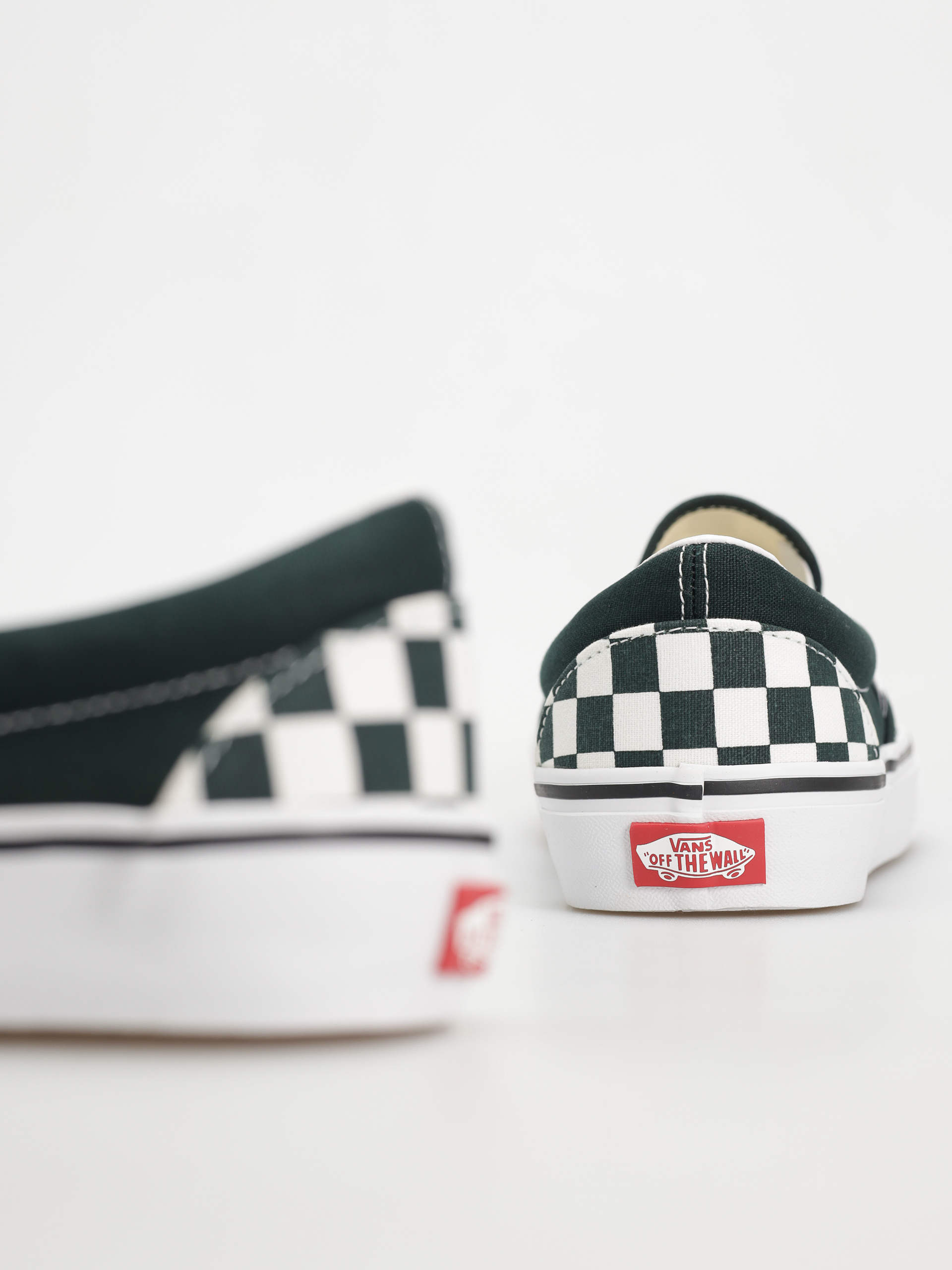 Vans Classic Slip On Shoes (color theory checkerboard scarab)