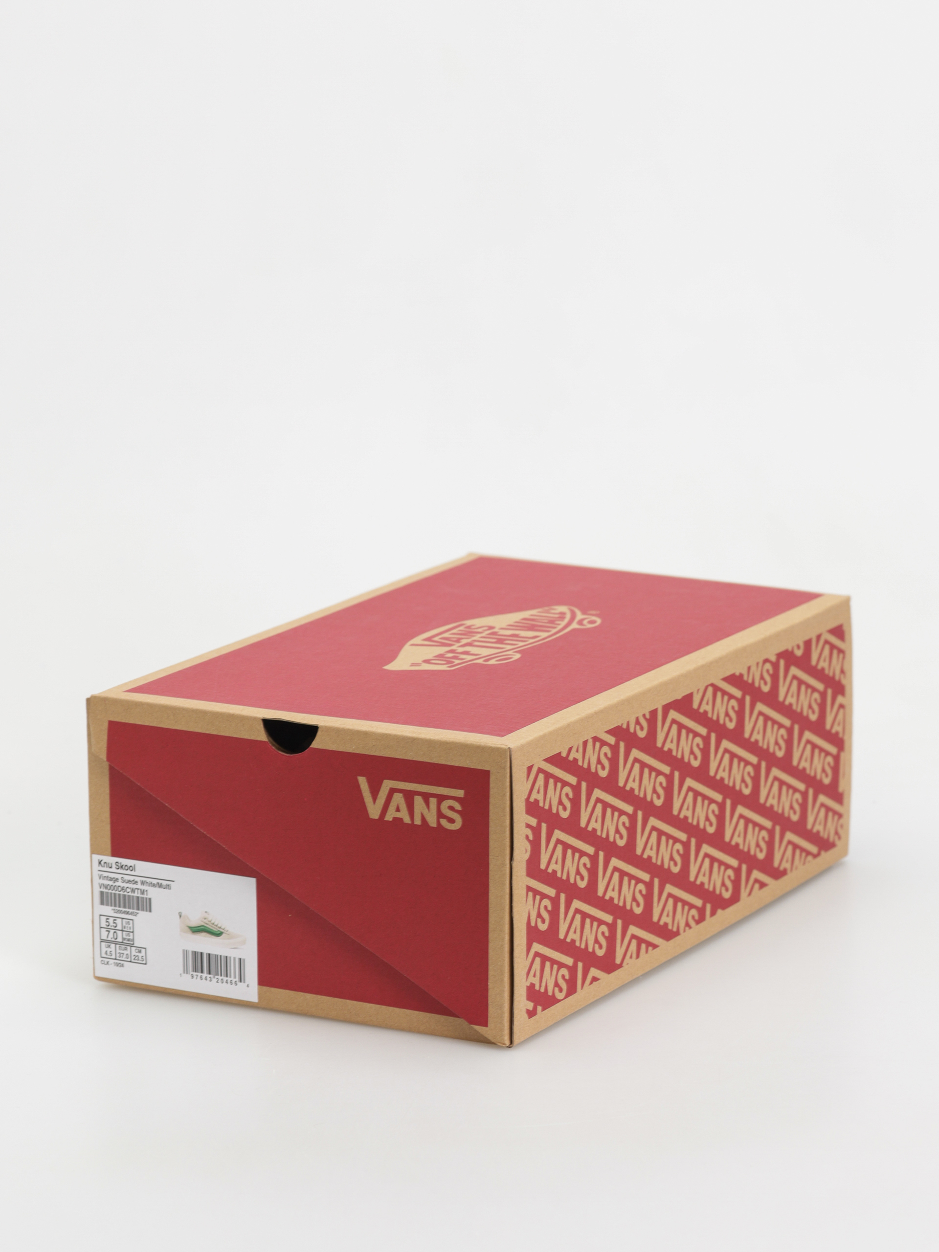 Vans Knu Skool Schuhe (vintage suede white/multi)