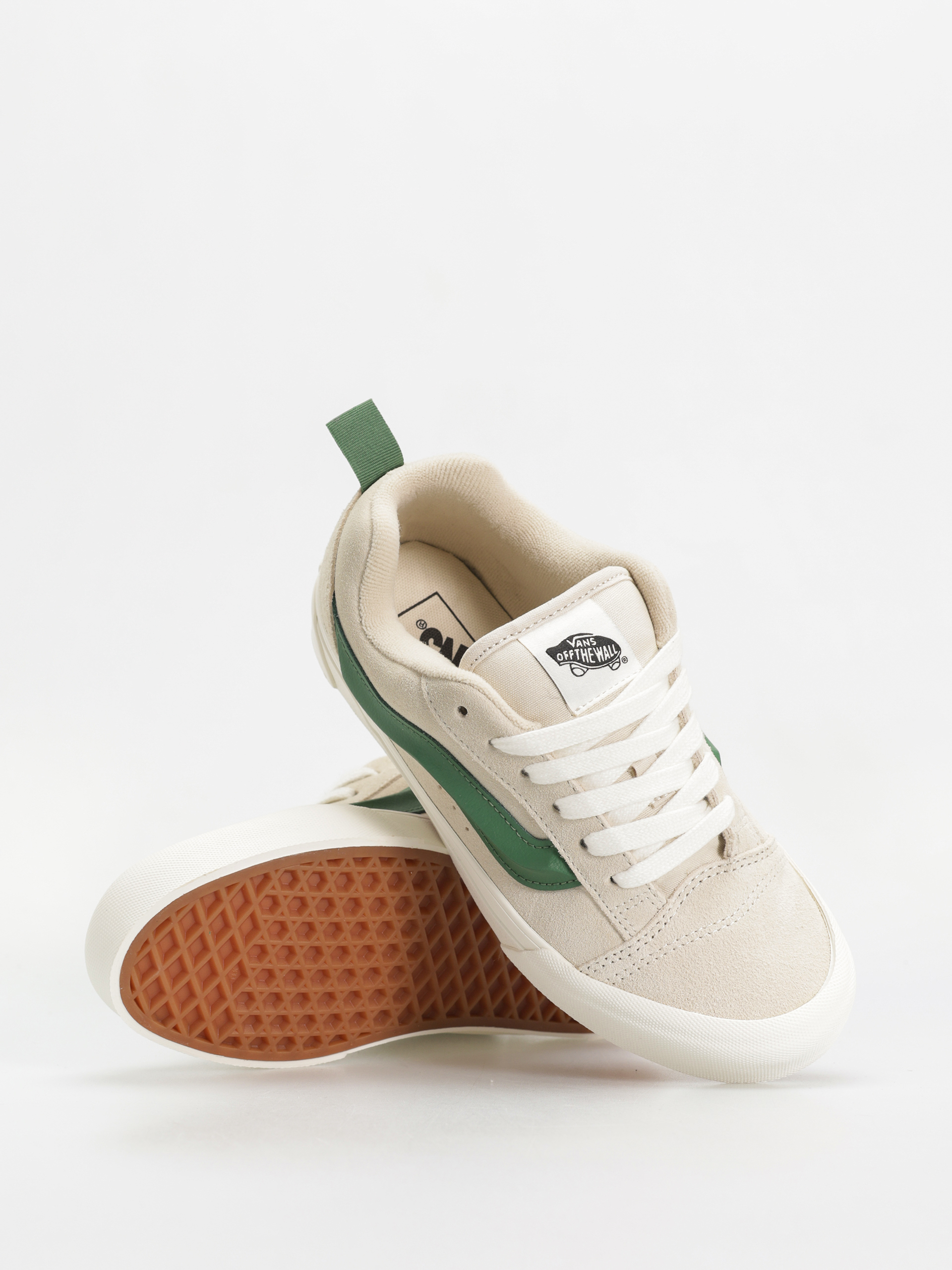 Vans Knu Skool Shoes (vintage suede white/multi)