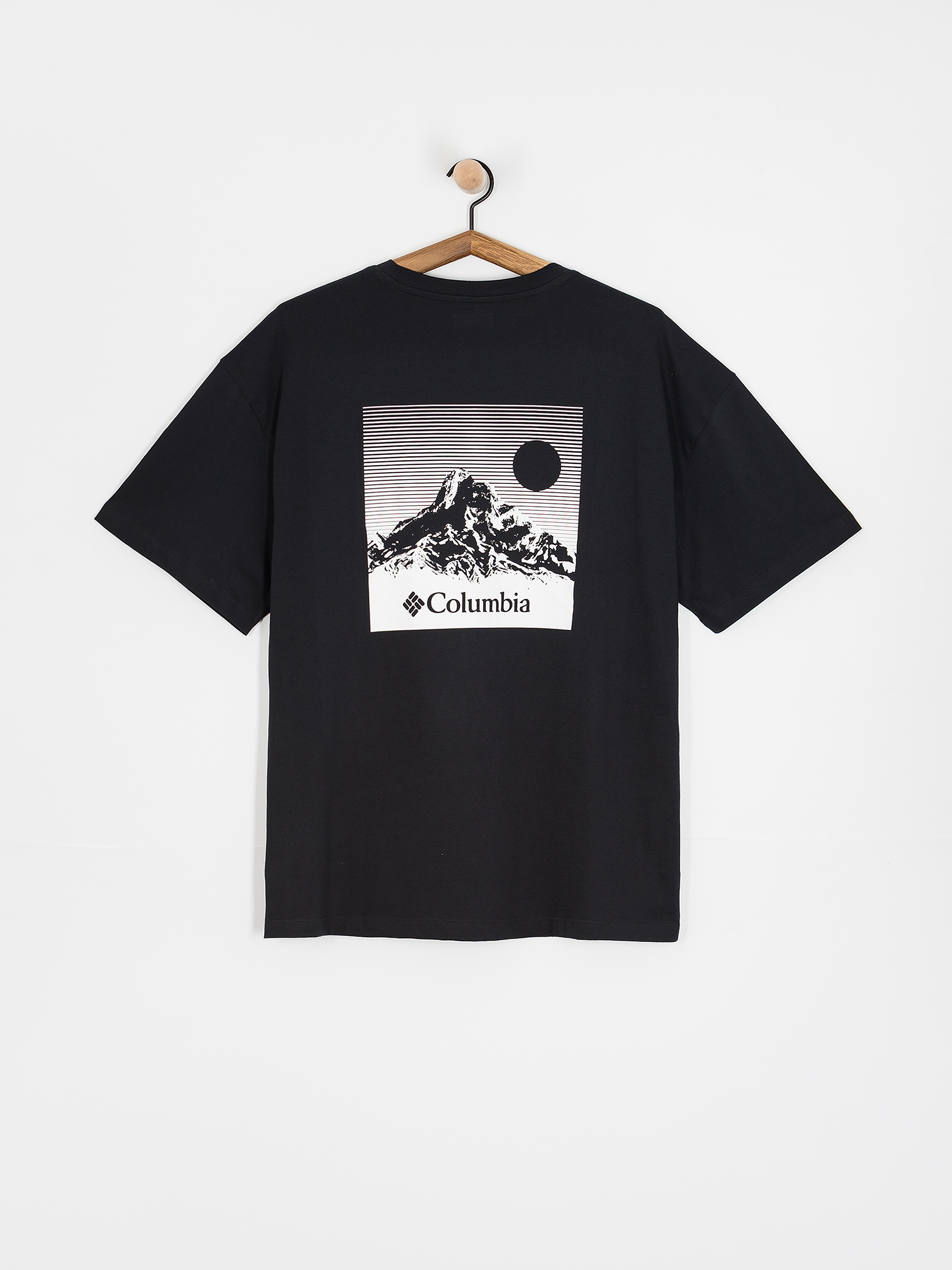 Columbia Black Butte Graphic T-Shirt (black/linear v)