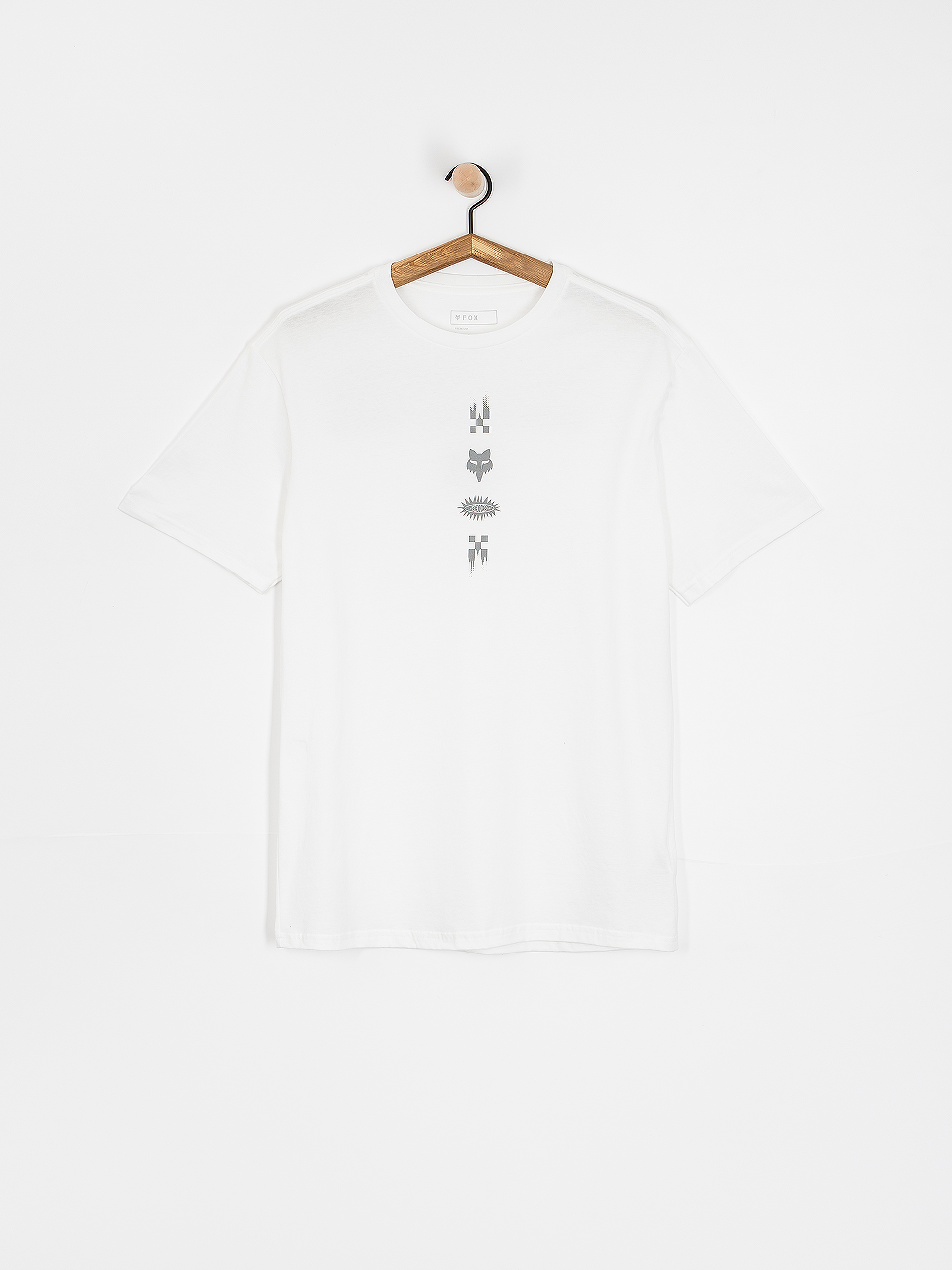 Fox Checkered T-Shirt (optic white)