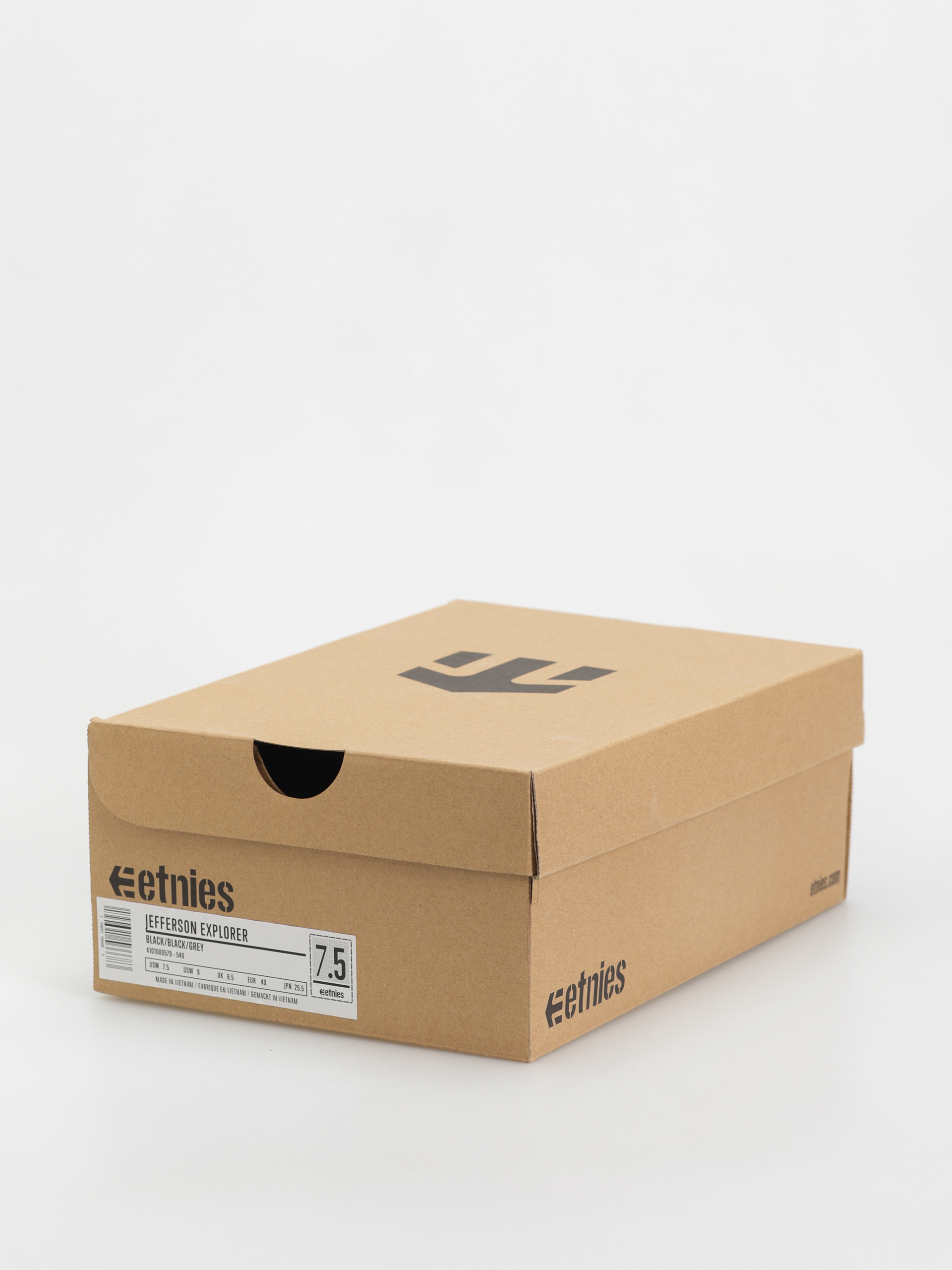 Etnies Jefferson Explorer Shoes (black/black/grey)