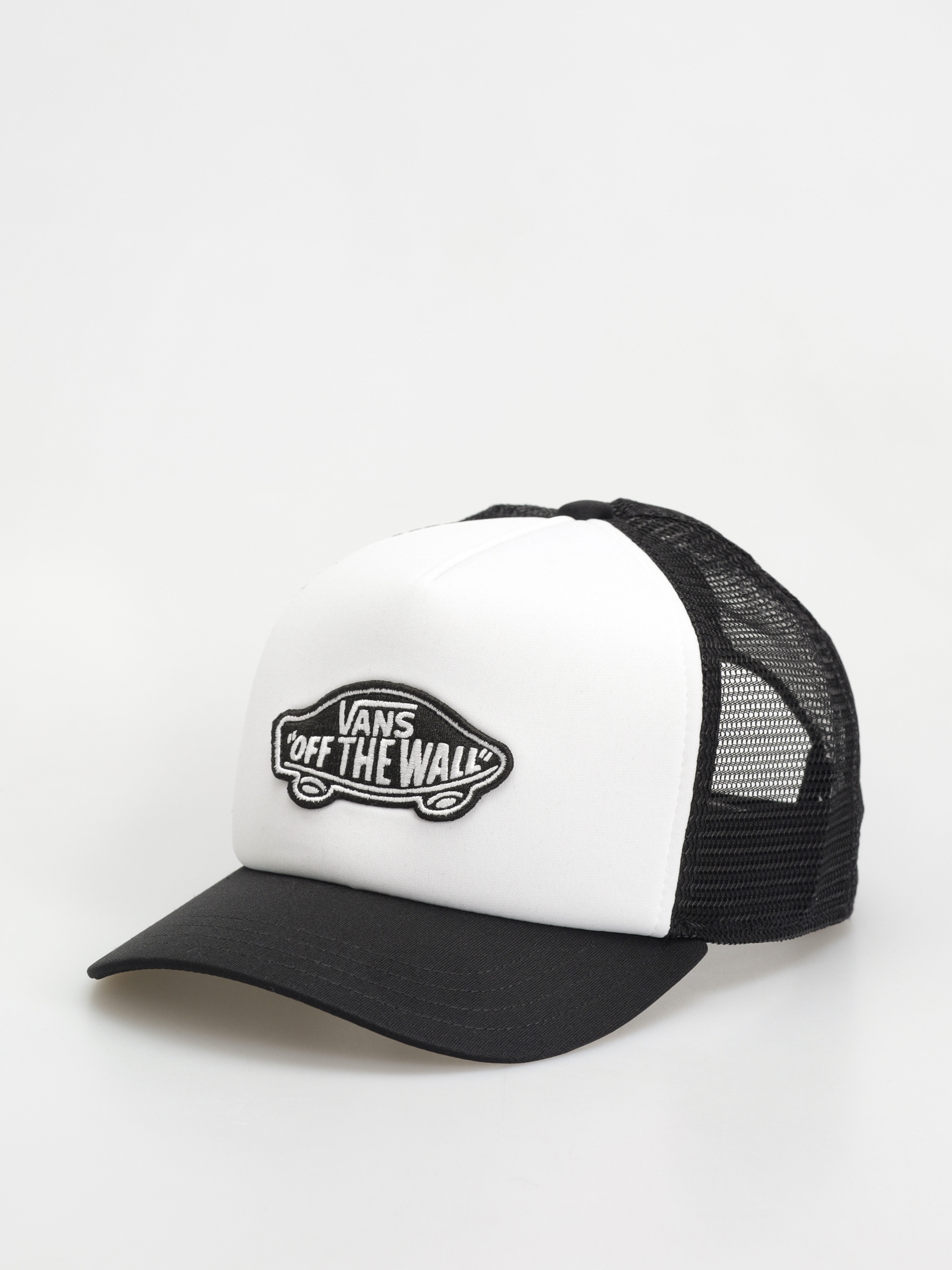 Vans Classic Patch Curved Bill Trucker Cap (black/white)