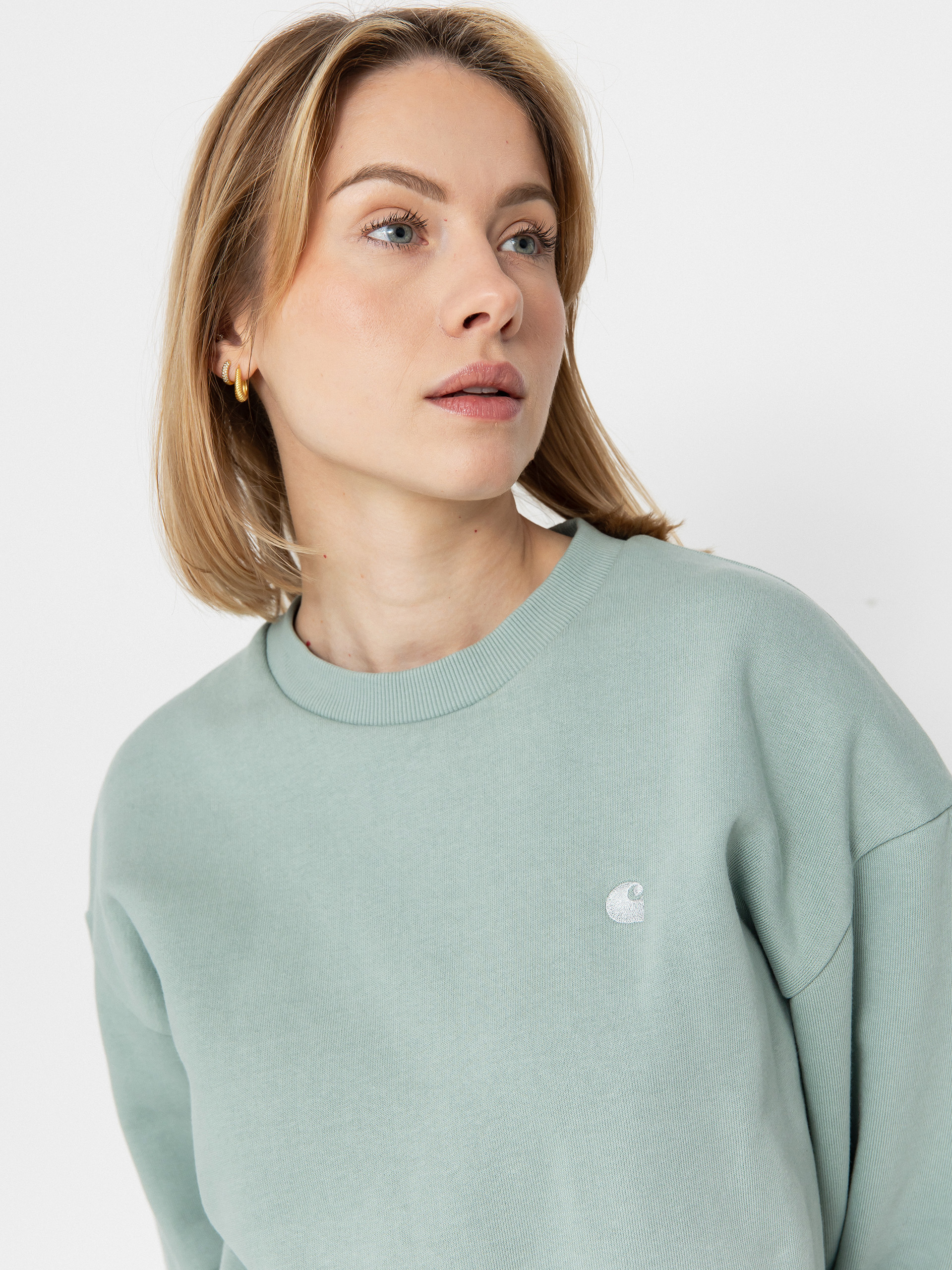 Carhartt WIP Casey Wmn Sweatshirt (frosted green/silver)