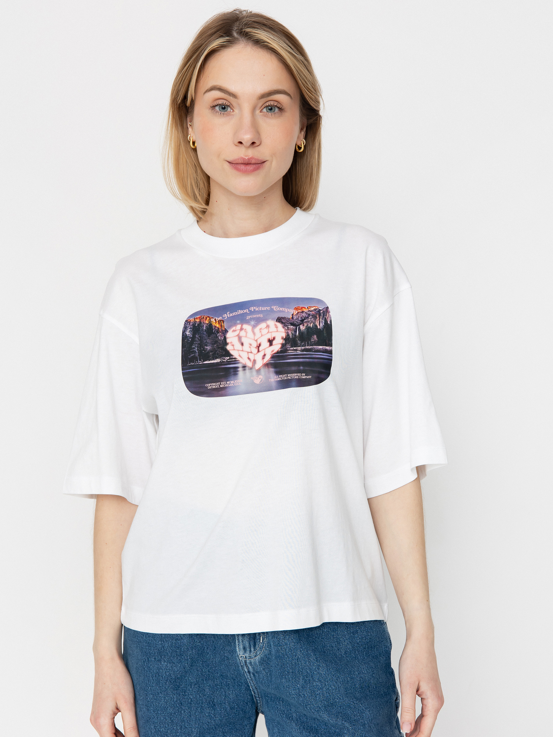 Carhartt WIP T-Shirt Greatest Flicks Wmn (white)