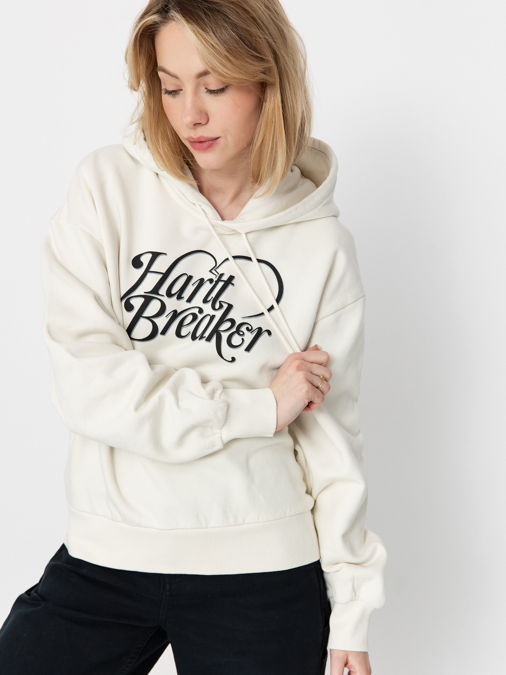Carhartt WIP Harttbreaker HD Wmn Hoodie - white (wax)