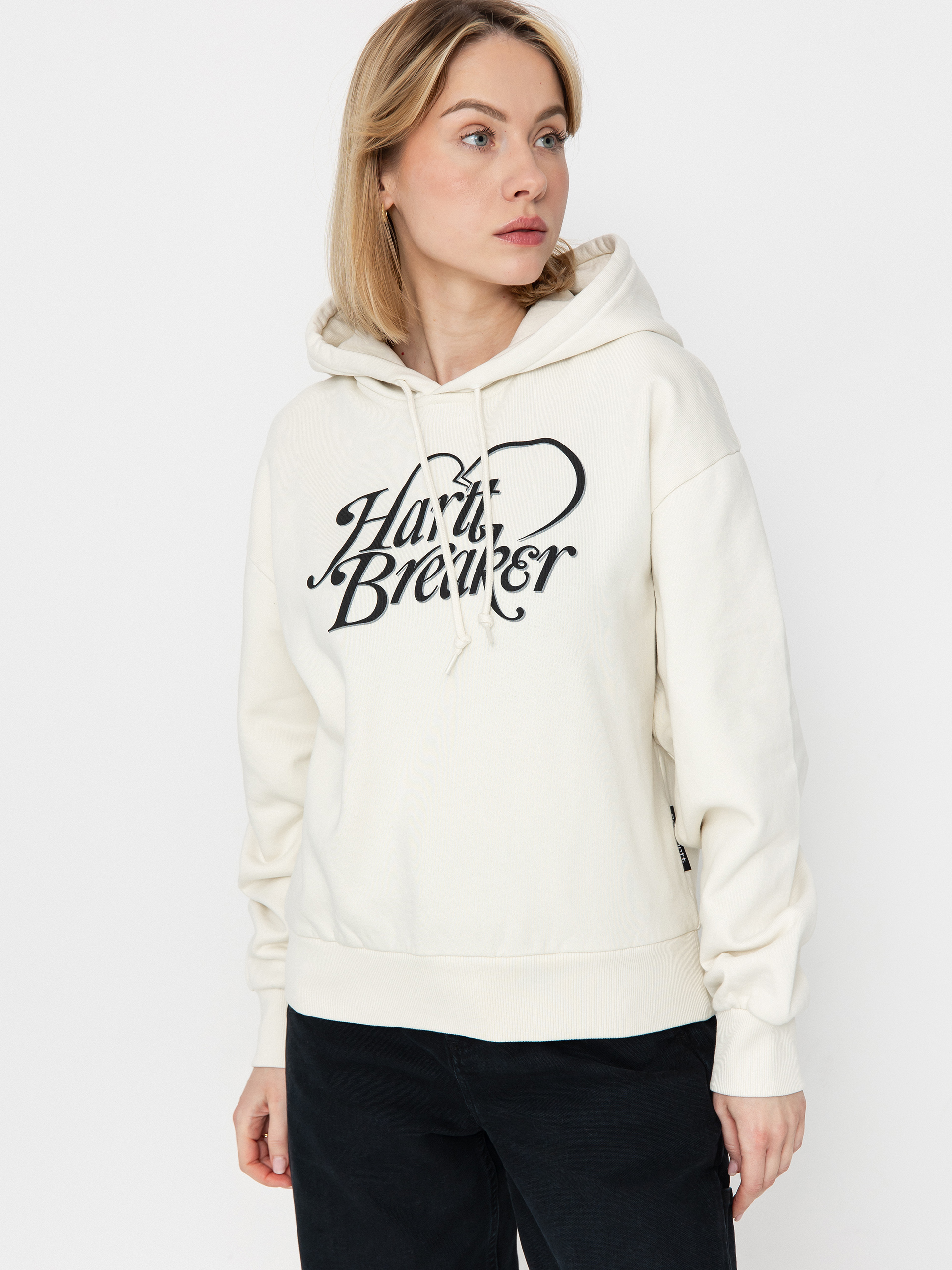 Carhartt WIP Harttbreaker HD Wmn Hoodie - white (wax)