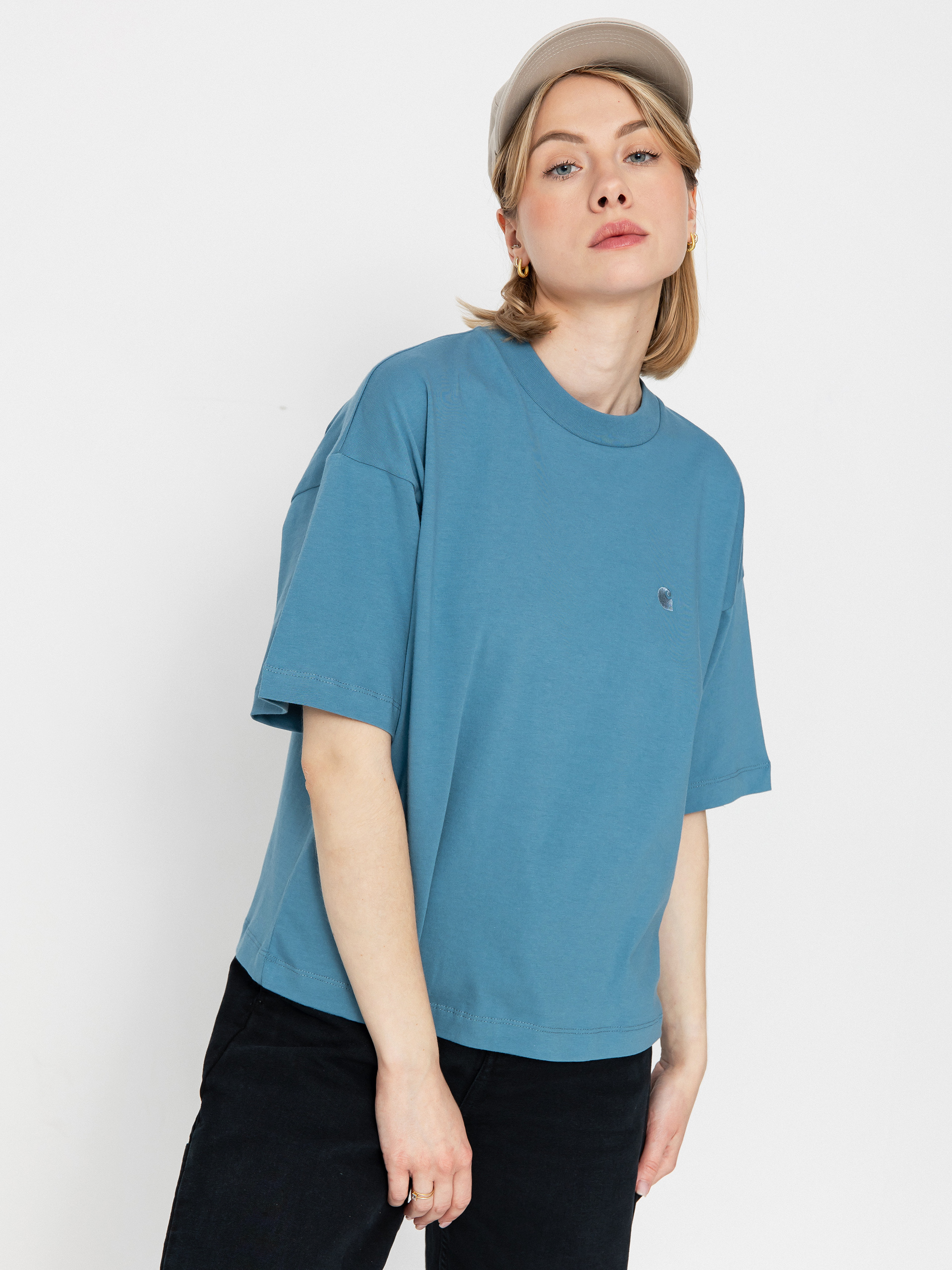 Carhartt WIP Chester Wmn T-Shirt (clay blue)