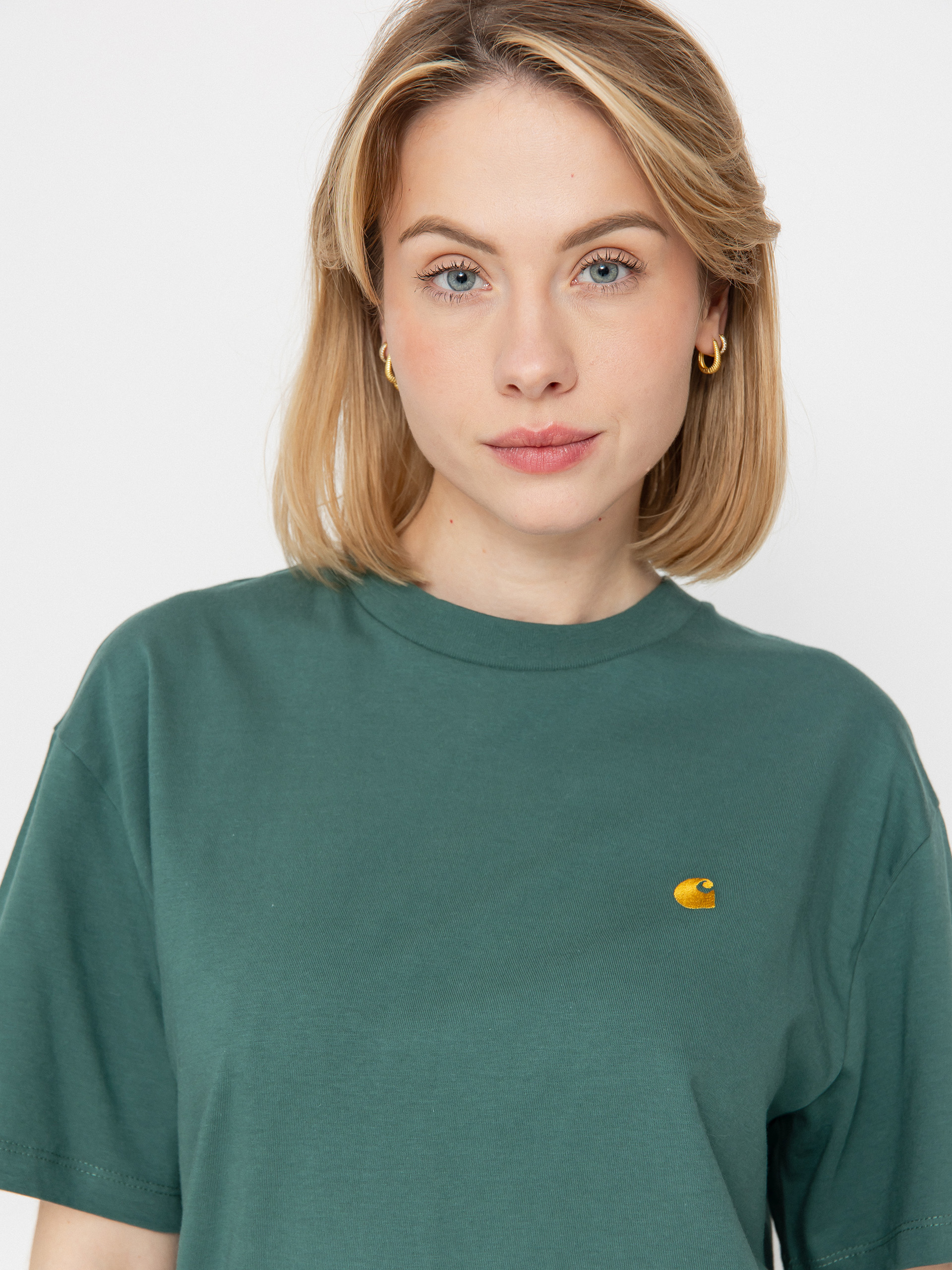 Carhartt WIP Chase Wmn T-Shirt (silver pine/gold)