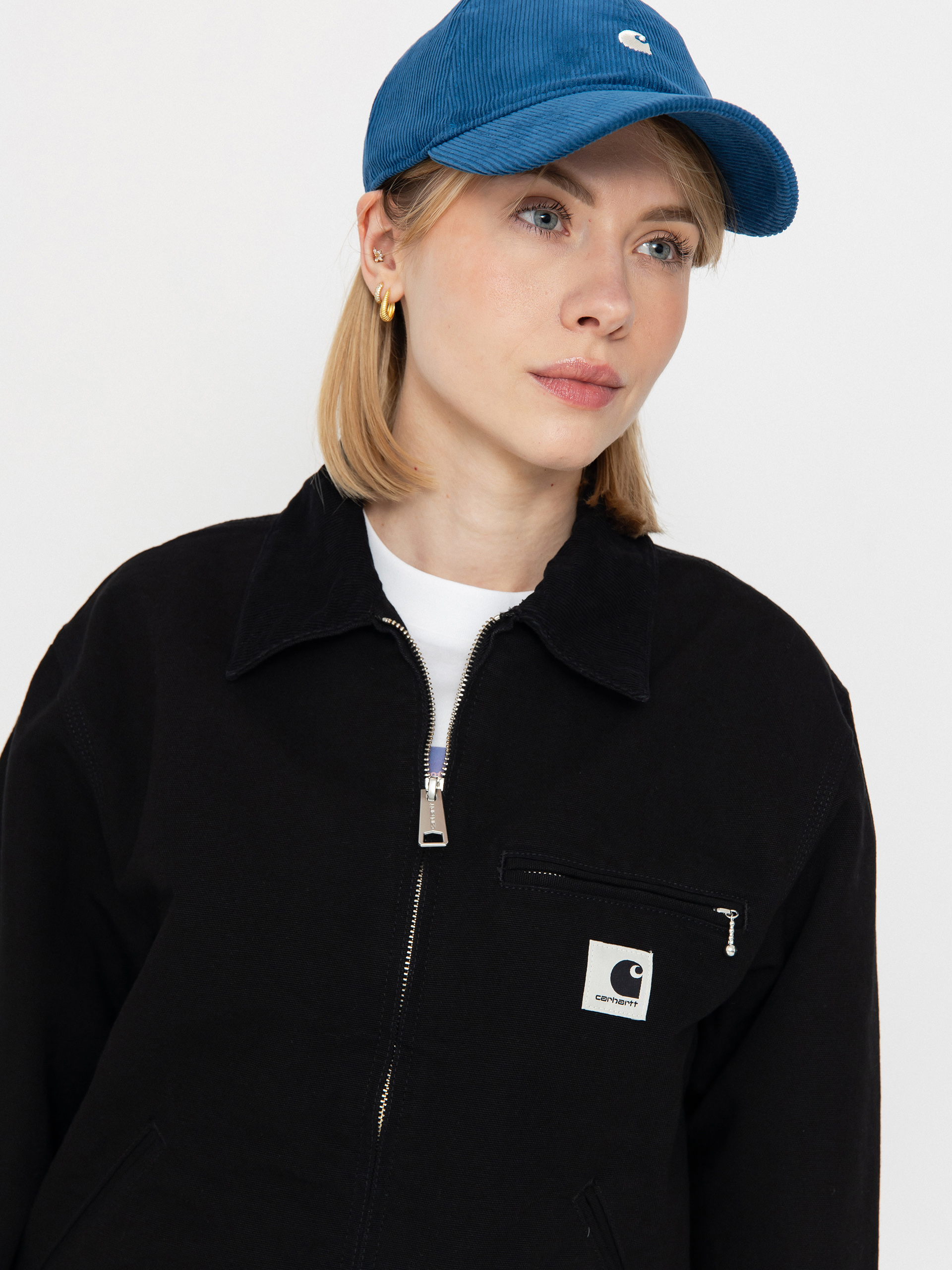 Carhartt WIP OG Detroit Wmn Jacket - black (black/black) Carhartt WIP OG Detroit Wmn Jacket - black (black/black)