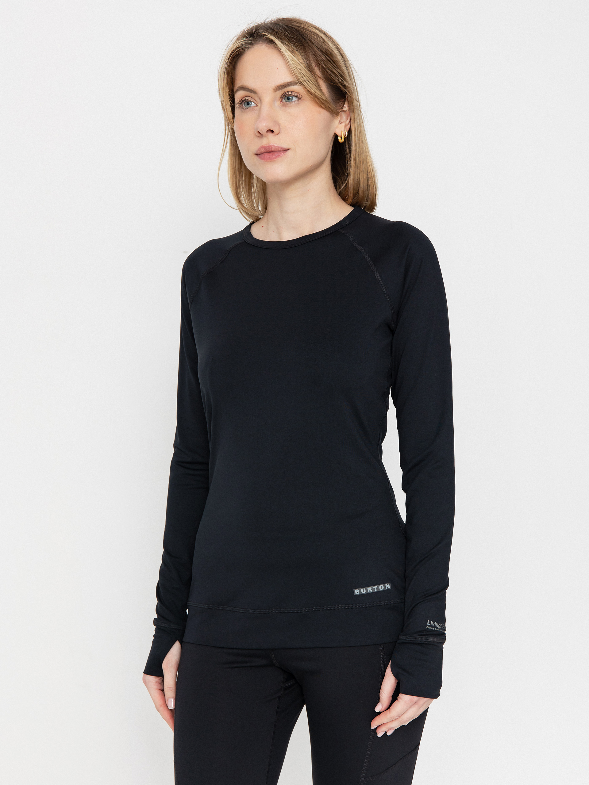 Burton Longsleeve Lightweight X Crew Wmn (true black)