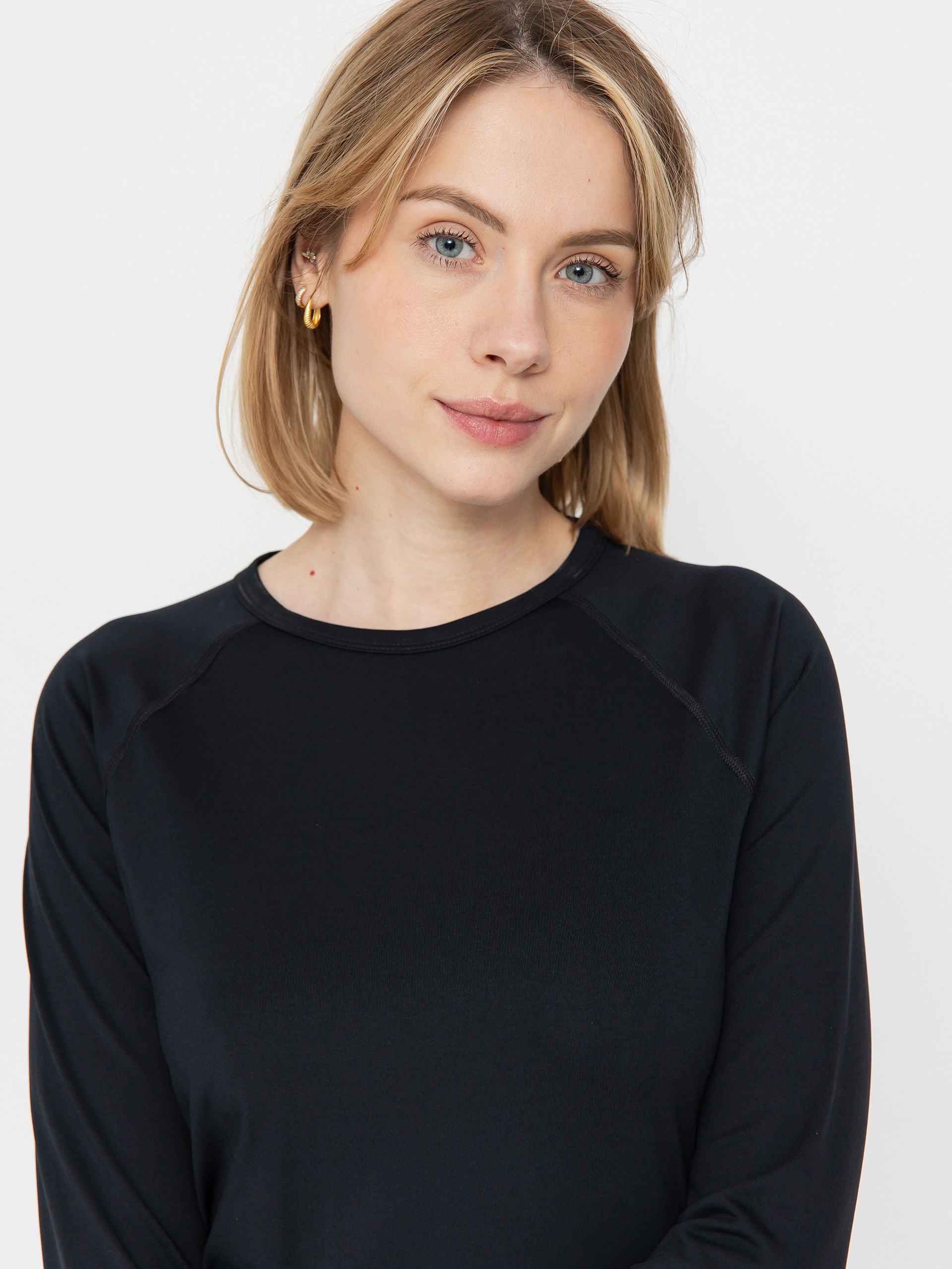 Damen Burton Longsleeve Lightweight X Crew (true black)