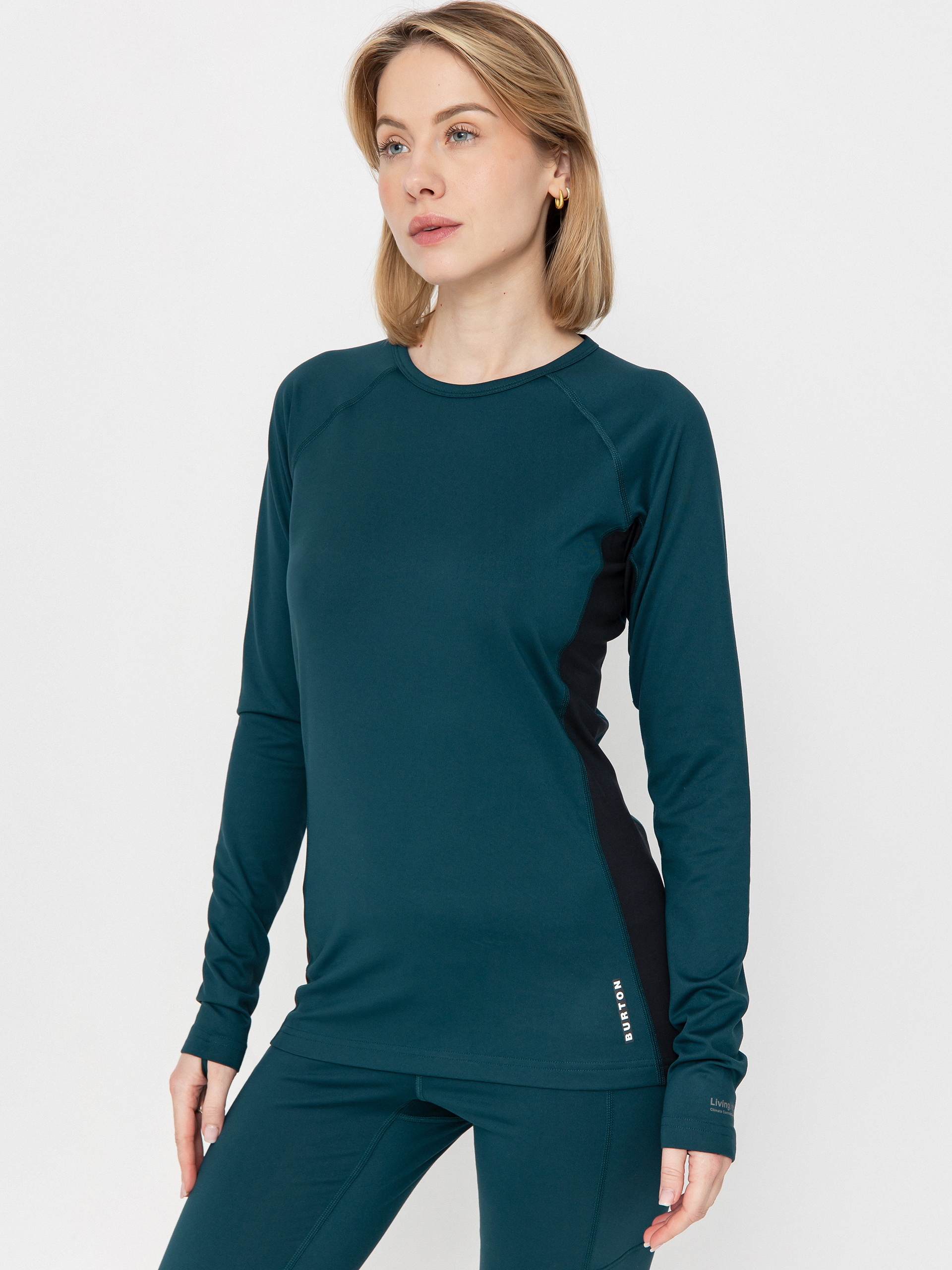 Burton Midweight X Crew Wmn Longsleeve (deep emerald)