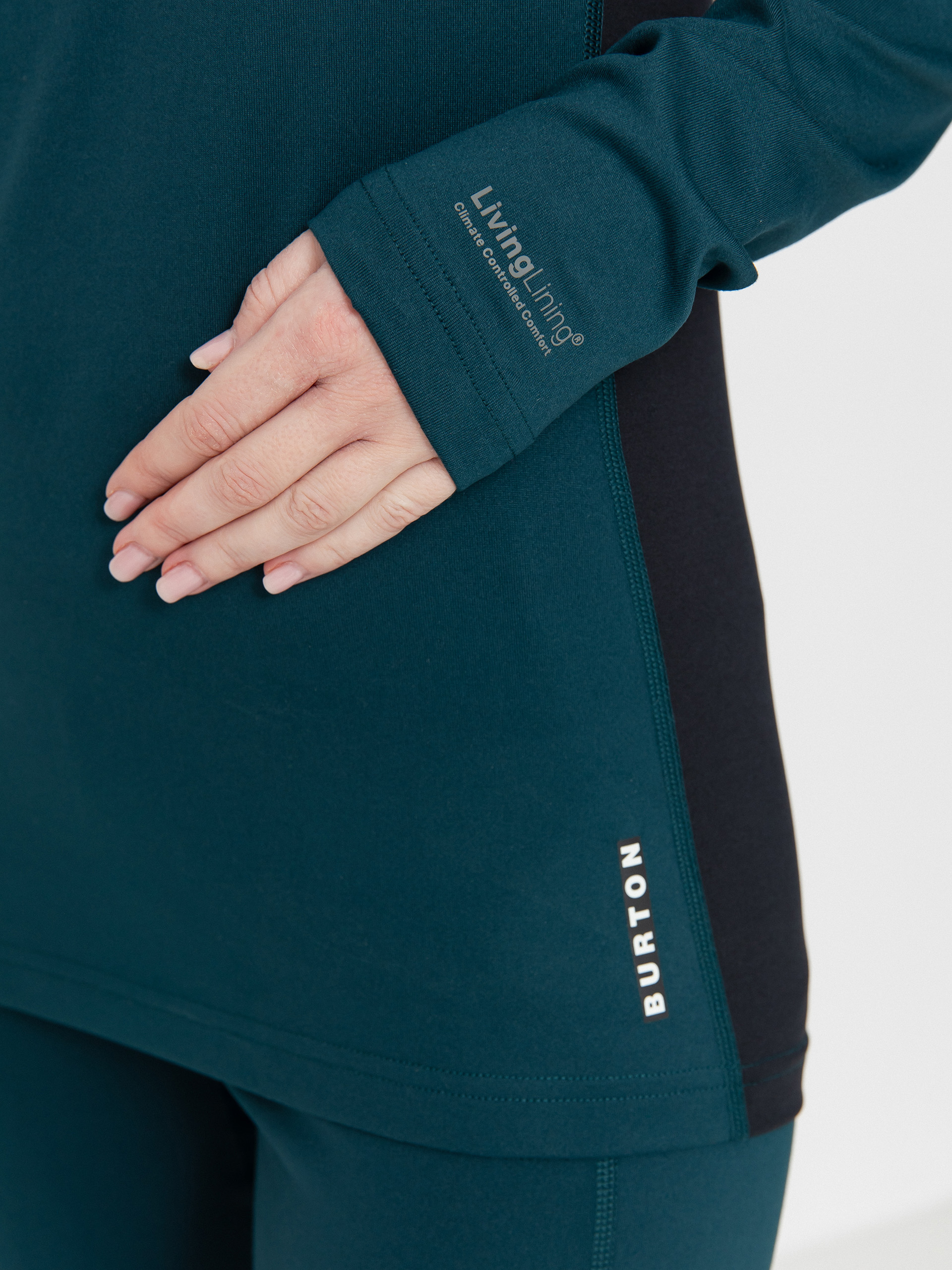 Burton Midweight X Crew Wmn Longsleeve (deep emerald)