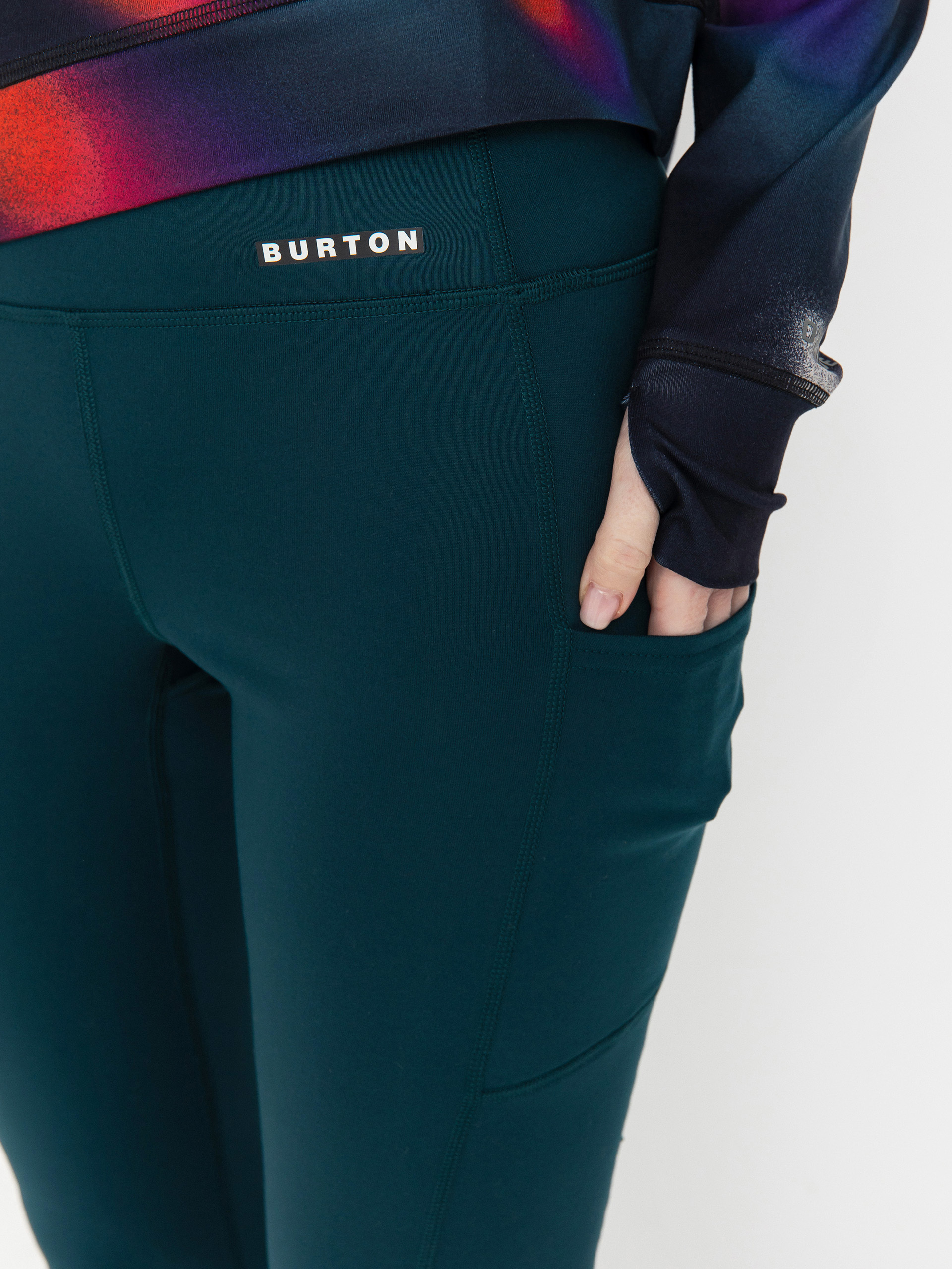 Damen Burton Midweight X Aktive Leggins (deep emerald)