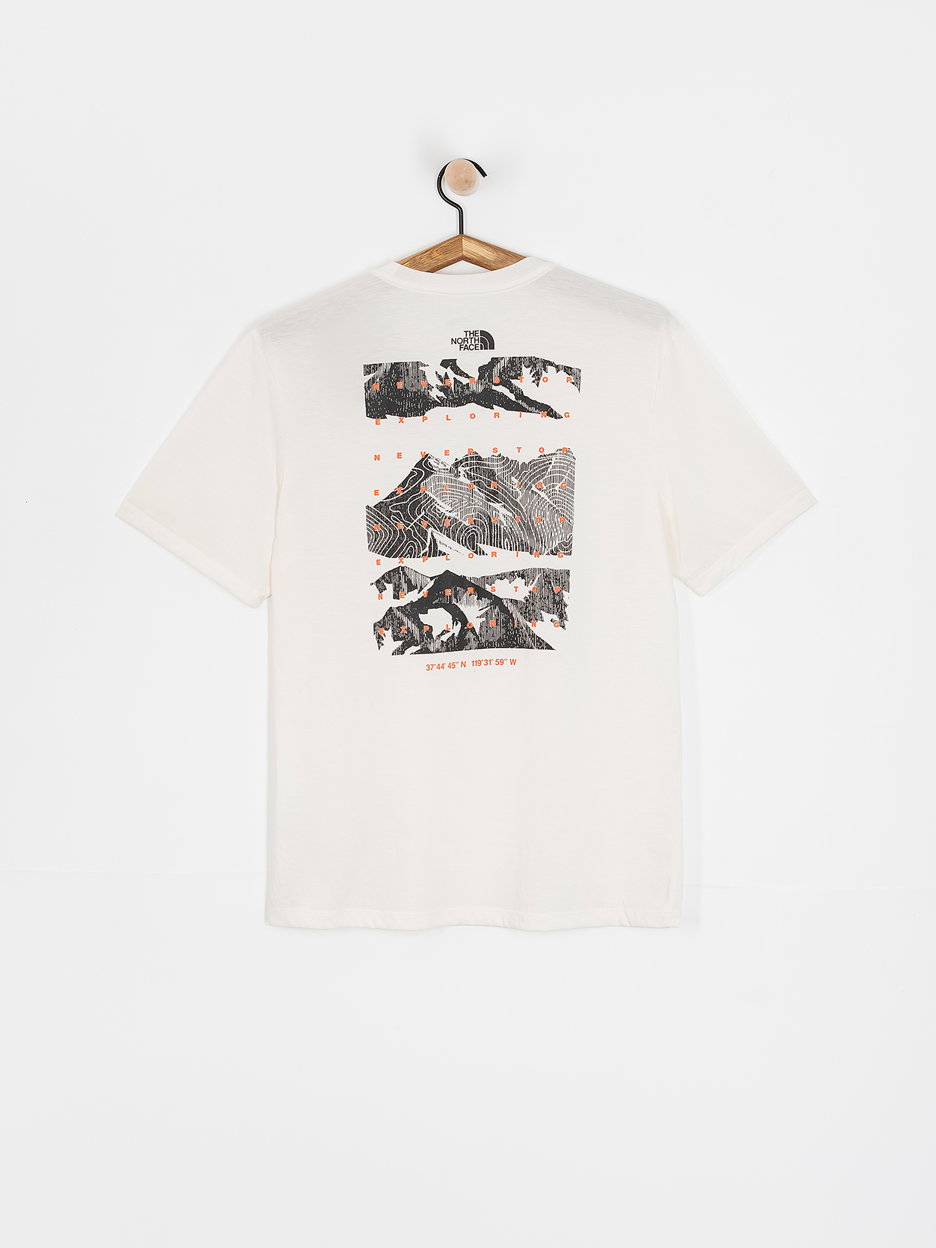 The North Face Foundation Mountains Faces T-Shirt (white dune)