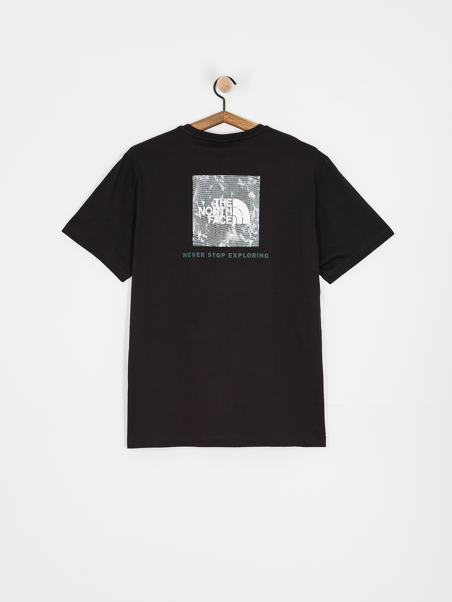 The North Face Box Nse Tailgrid Infill T-Shirt (tnf black/deep nori tra)