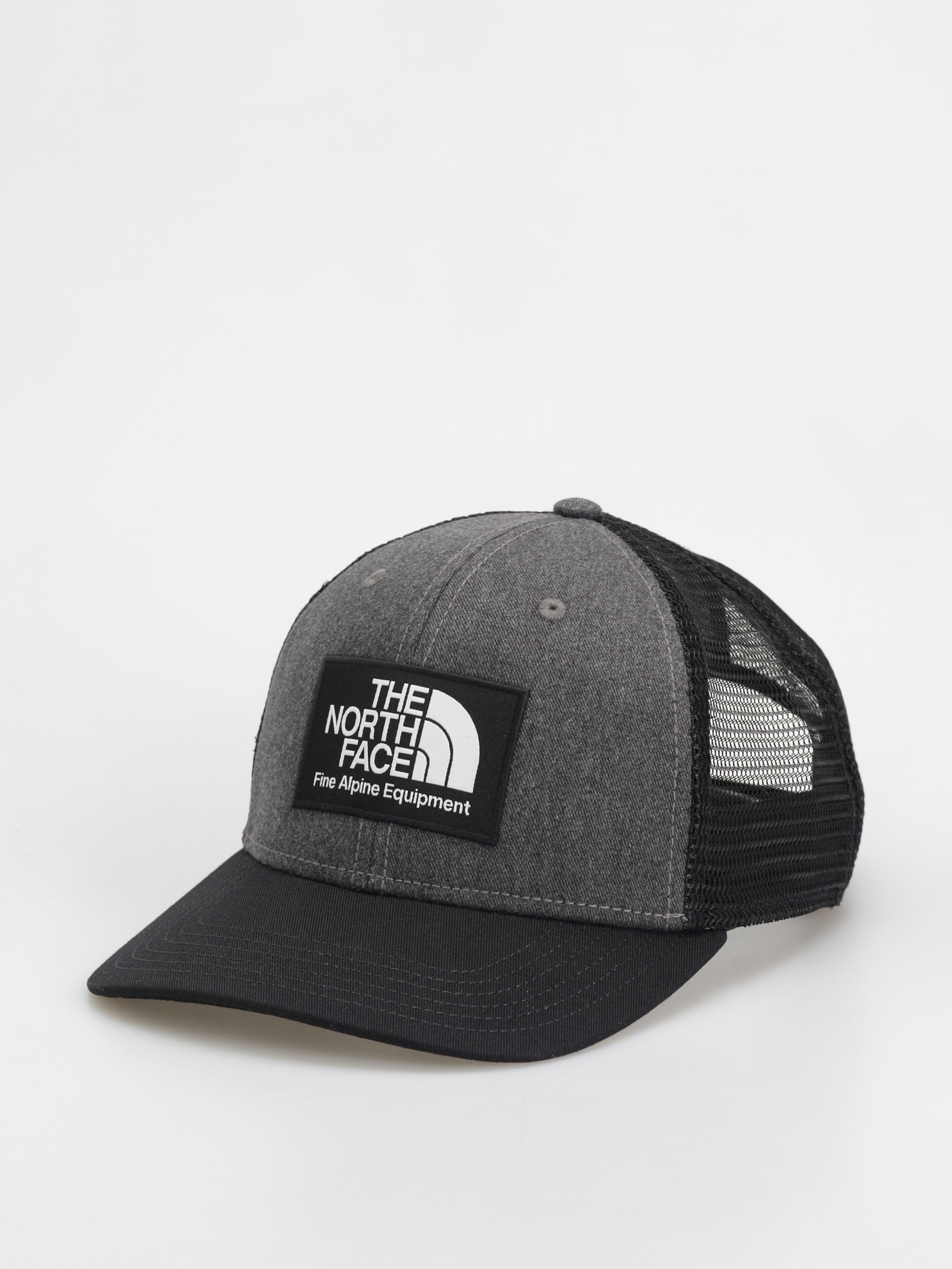 The North Face Deep Fit Mudder Trucker Cap (tnf black/tnf medium grey heather)