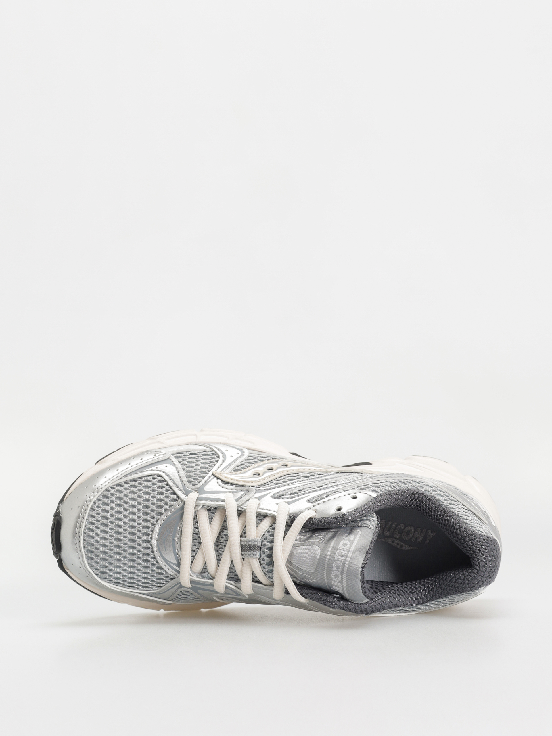Saucony Ride Millennium Shoes (silver/cream)