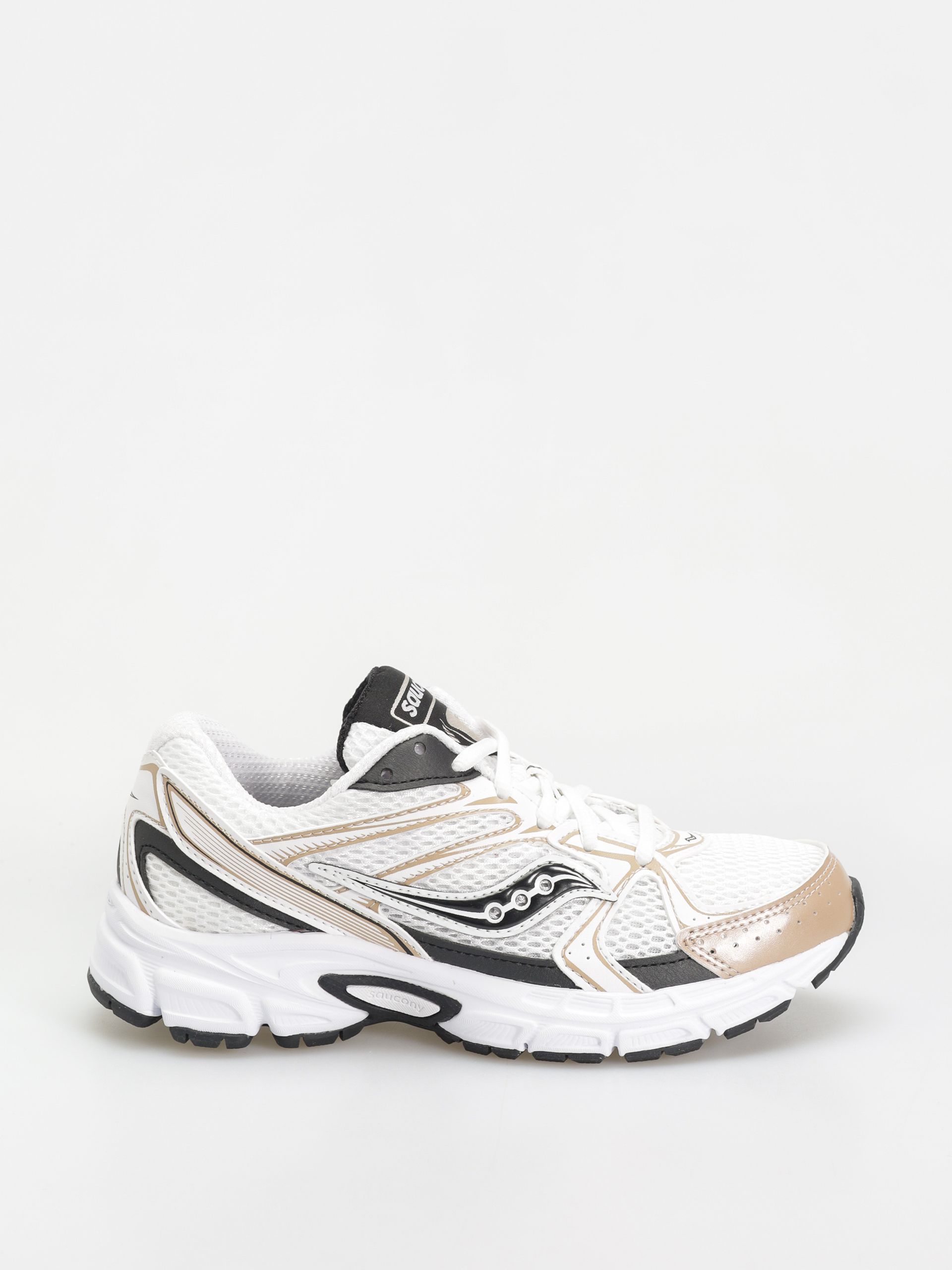 Saucony Ride Millennium Shoes (wht/gold/black)