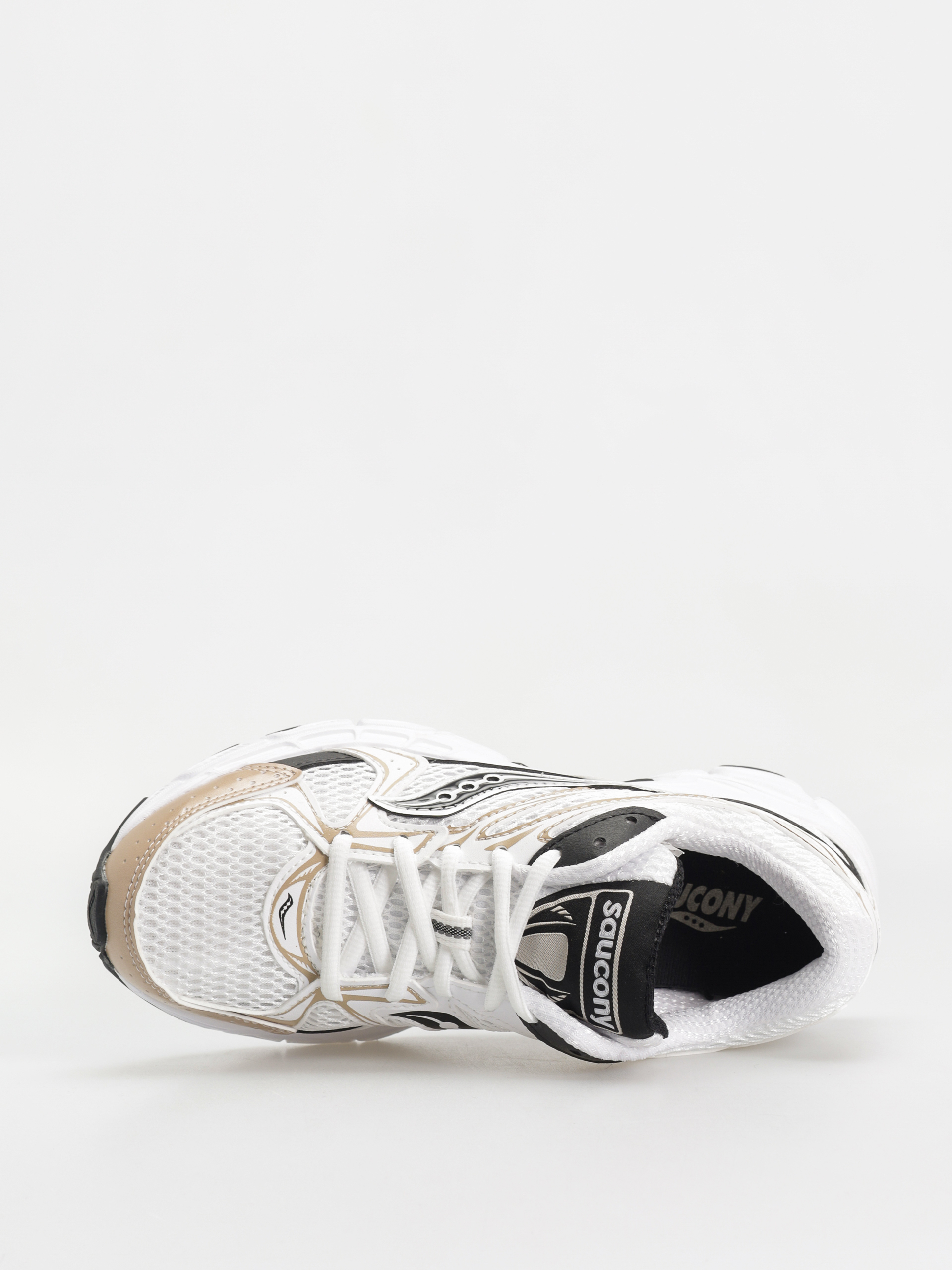 Saucony Ride Millennium Shoes (wht/gold/black)