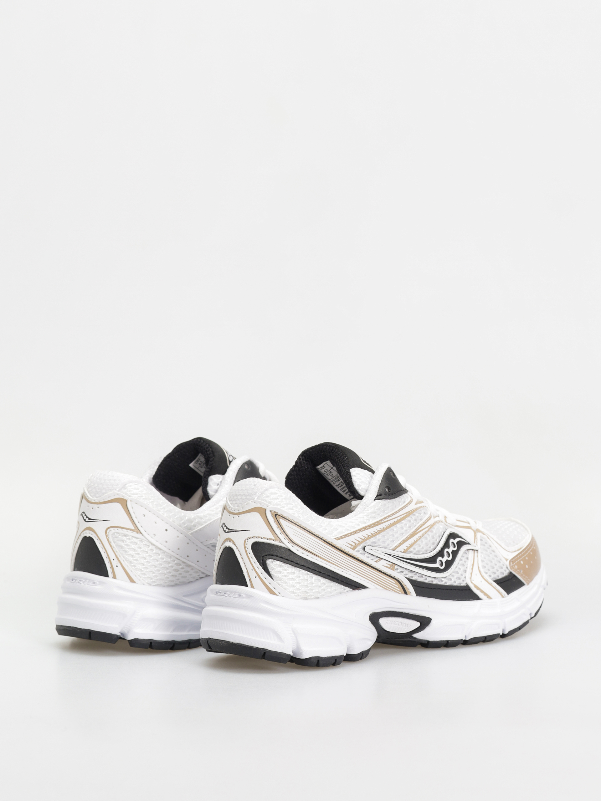 Saucony Ride Millennium Shoes (wht/gold/black)