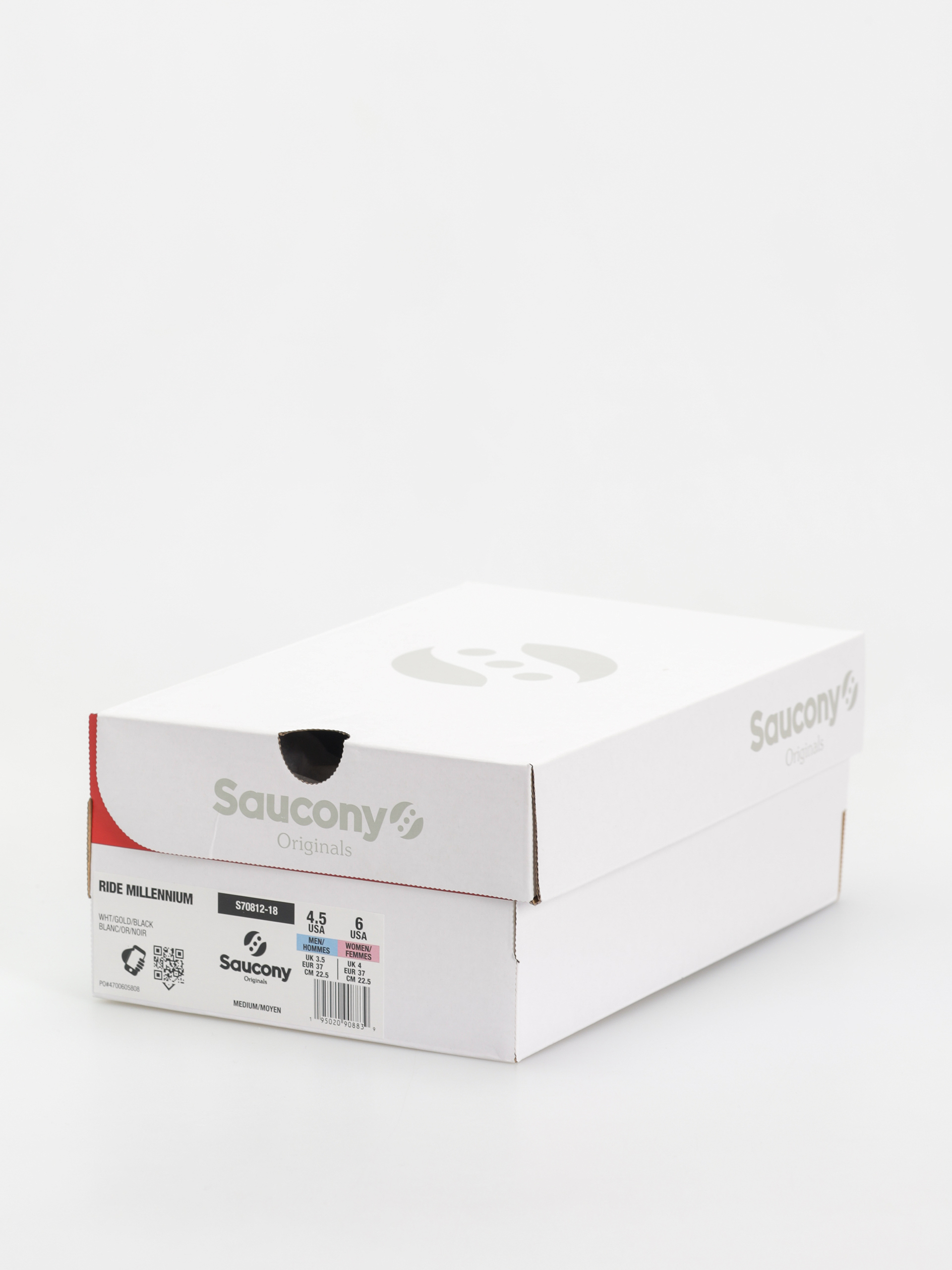 Saucony Ride Millennium Schuhe (wht/gold/black)