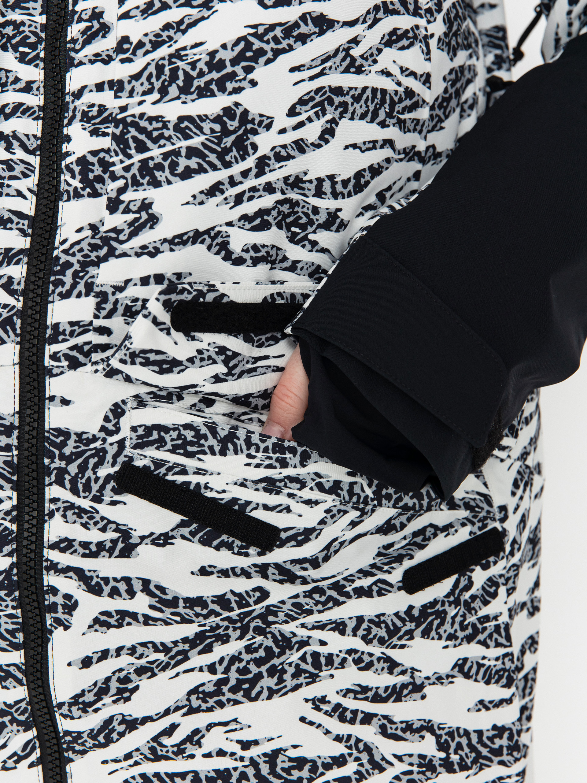 Womens Burton Prowess 2.0 Snowboard jacket (true black/zebra camo)