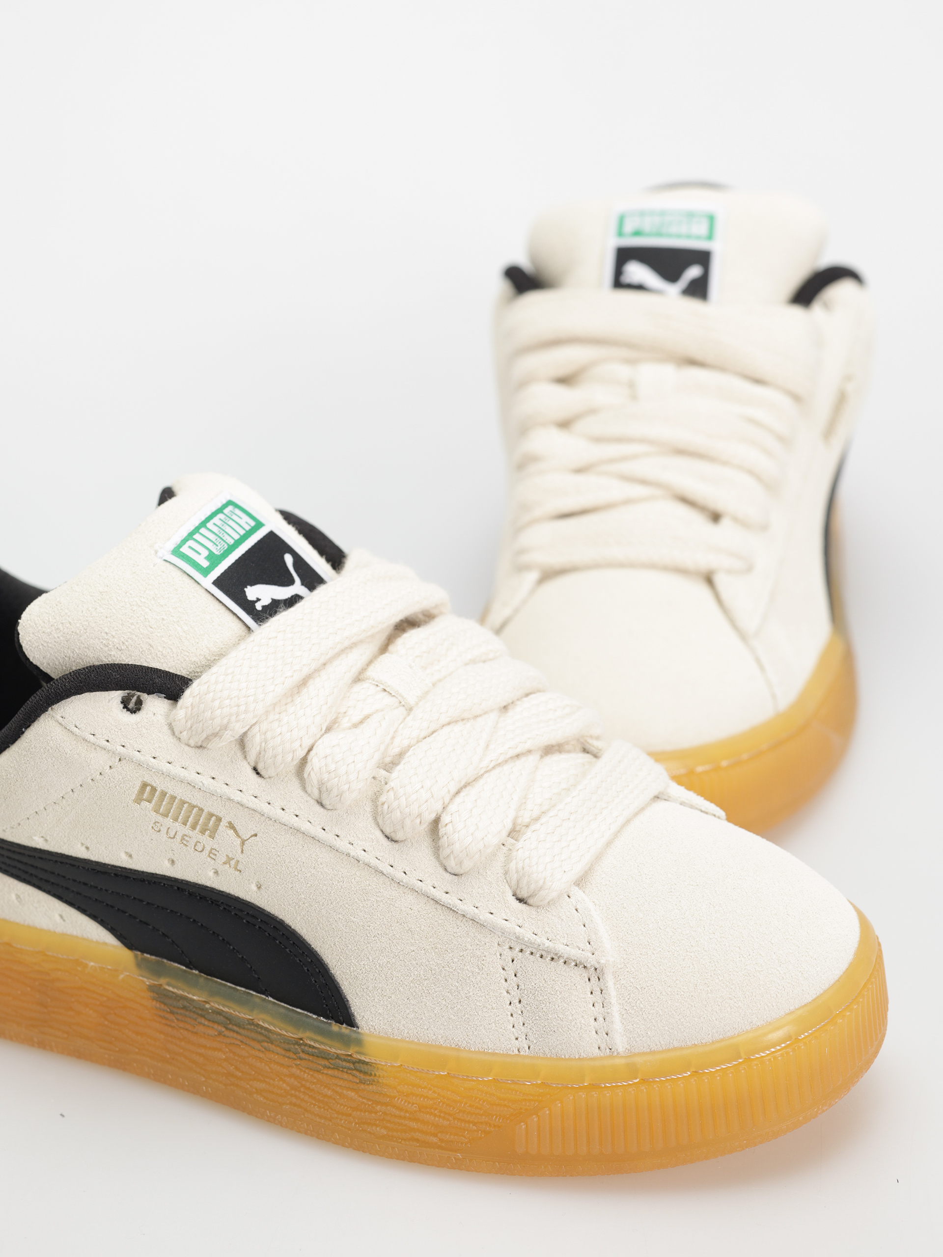 Puma Suede XL Dark Risk Shoes (alpine snow puma black)