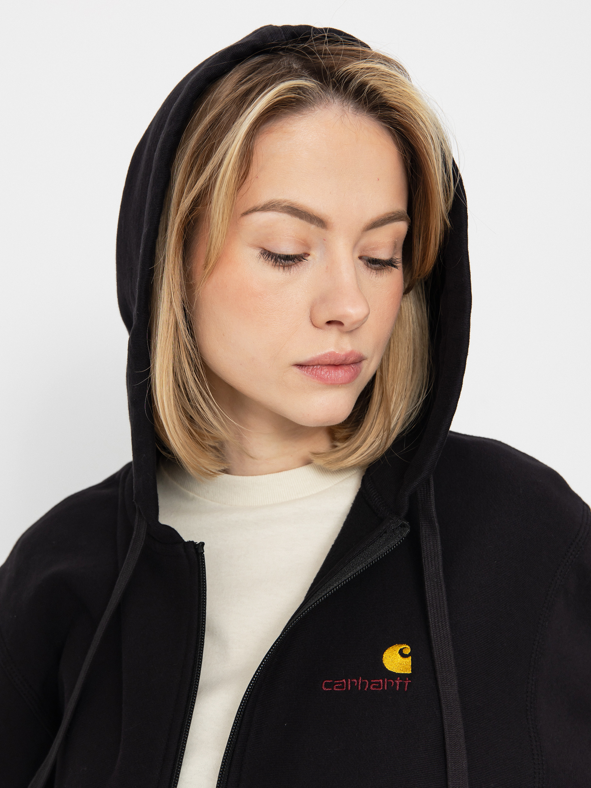 Carhartt WIP American Script ZHD Wmn Hoodie (black)