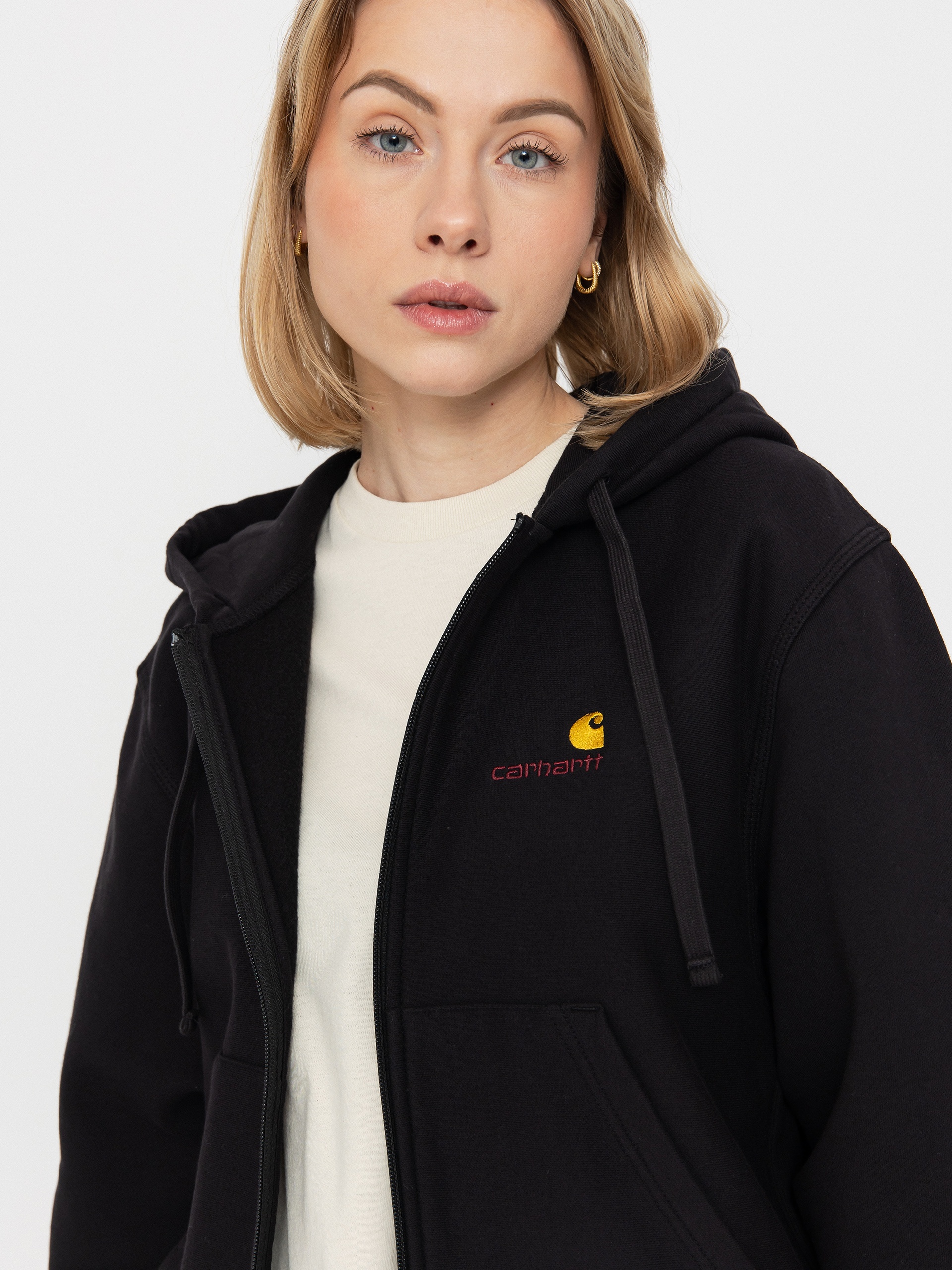 Carhartt WIP American Script ZHD Wmn Hoodie (black)