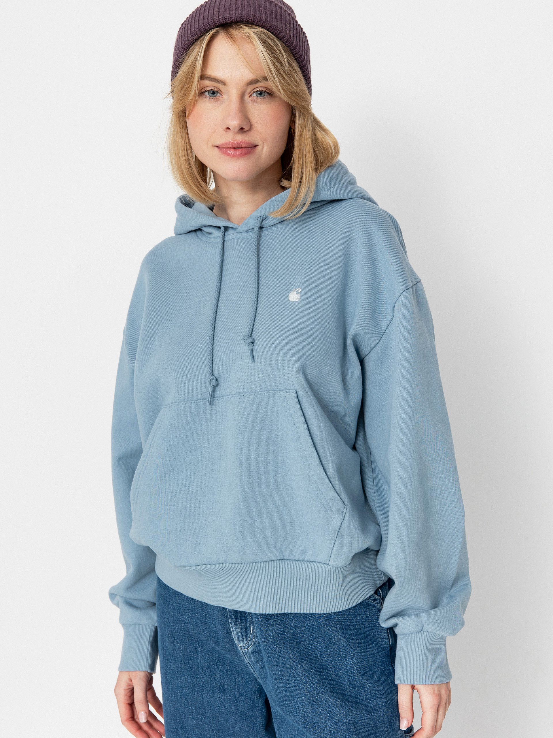 Carhartt WIP Casey HD Wmn Hoodie (frosted blue/silver)