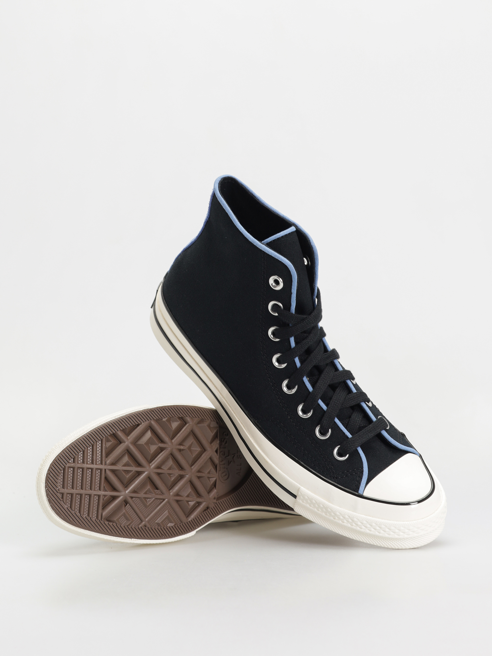 Converse Chuck 70 Hi Chucks (black/black/open sky)