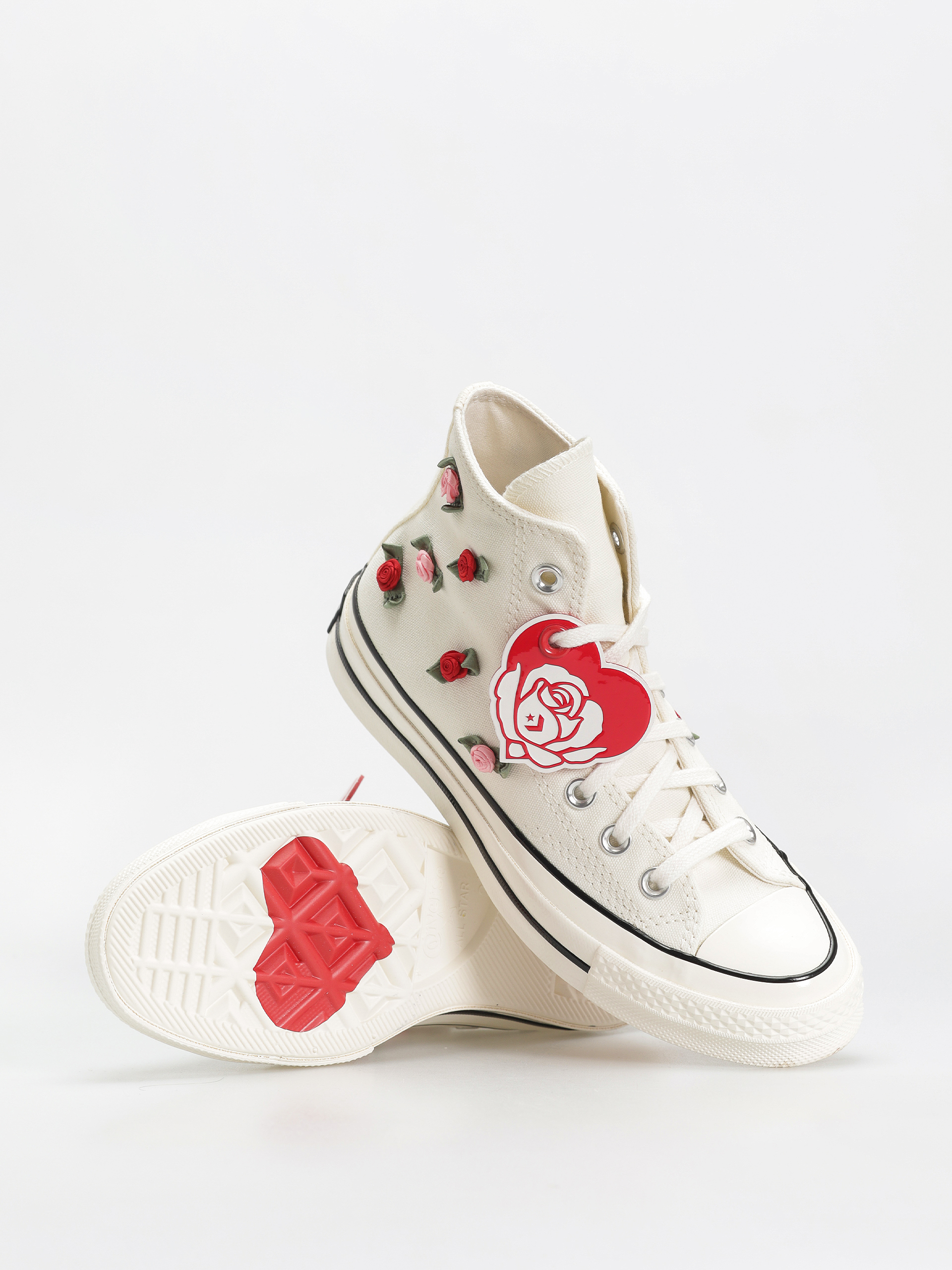 Converse Chuck 70 Hi Chucks (egret/red/lt jellyfish jitter)