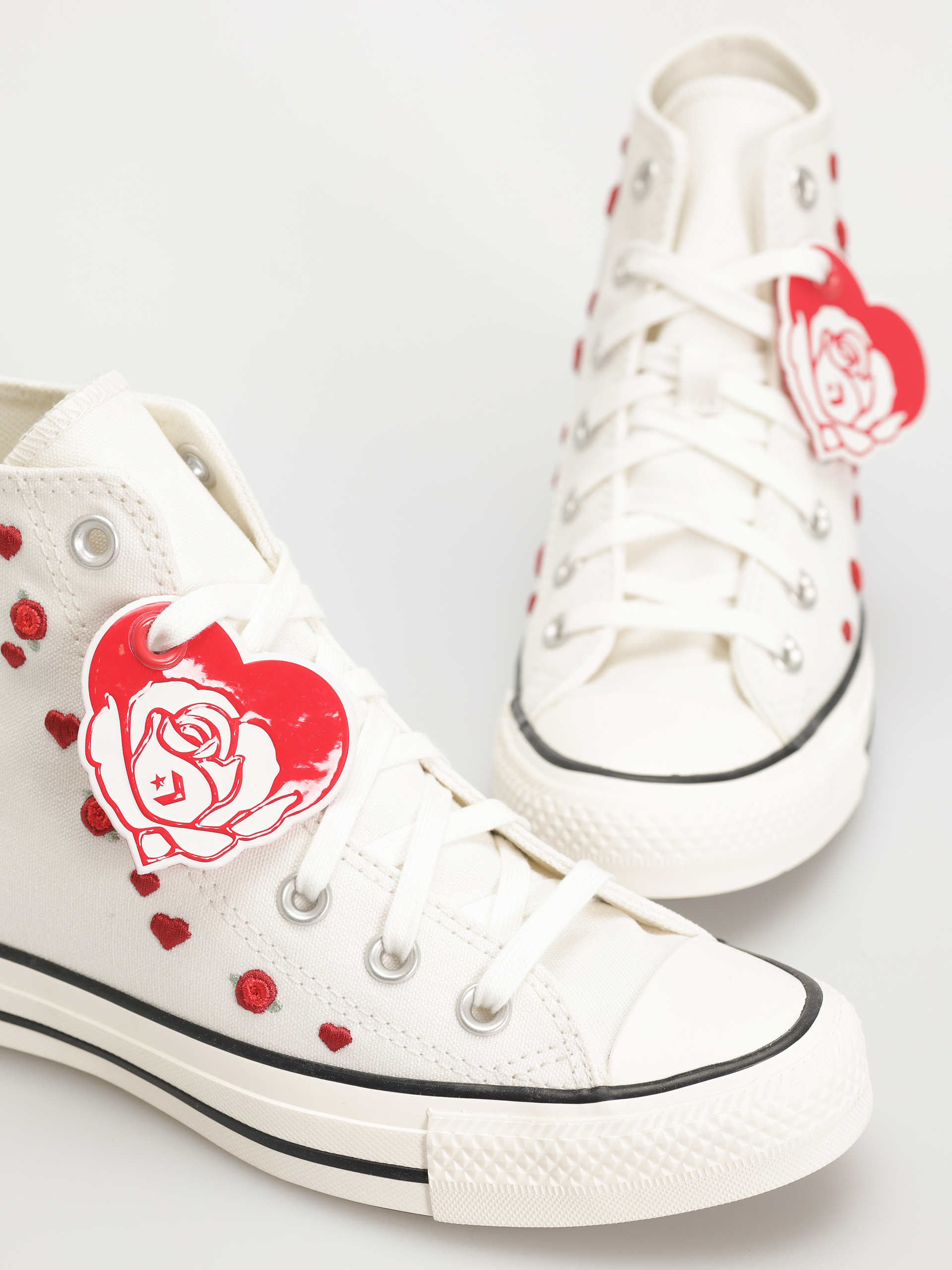 Converse Chuck Taylor All Star Hi Wmn Chucks (vintage white/red/egret)