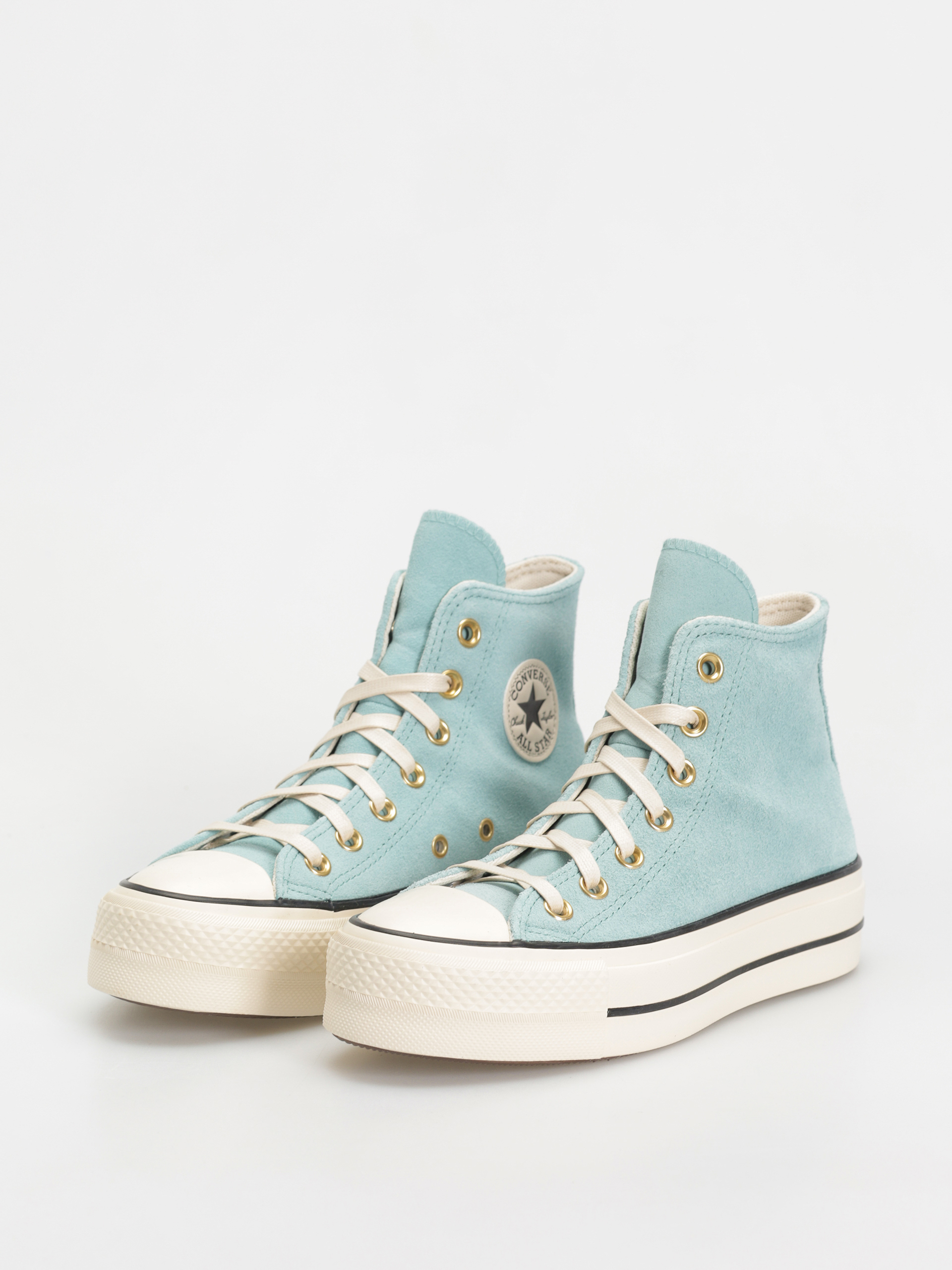 Converse Chuck Taylor All Star Lift Hi Wmn Chucks (vernal pool/natural ivory)