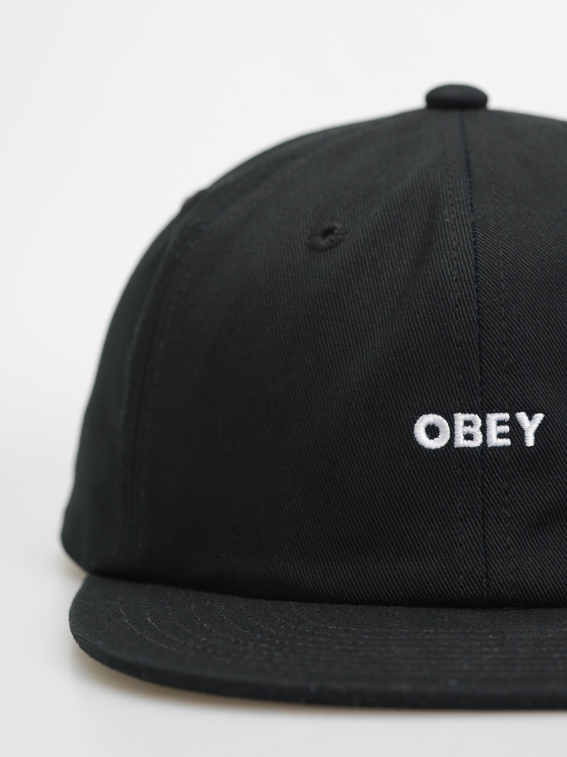 OBEY Bold Twill 6 Panel Cap (black)