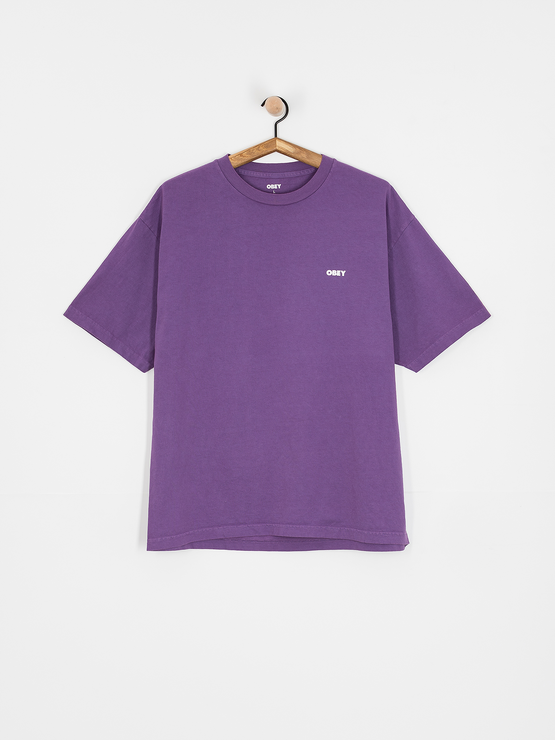 OBEY Bold Icon Face T-Shirt (pigment imperial purple)