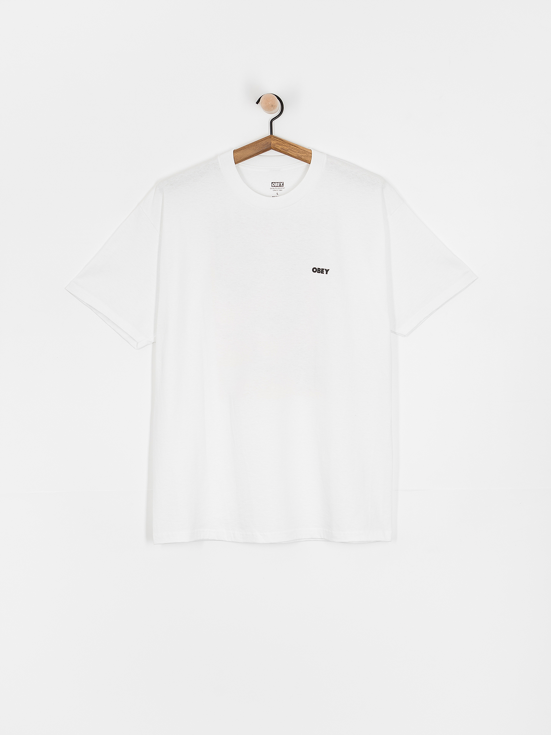 OBEY Icon Stencil Flame T-Shirt (white)