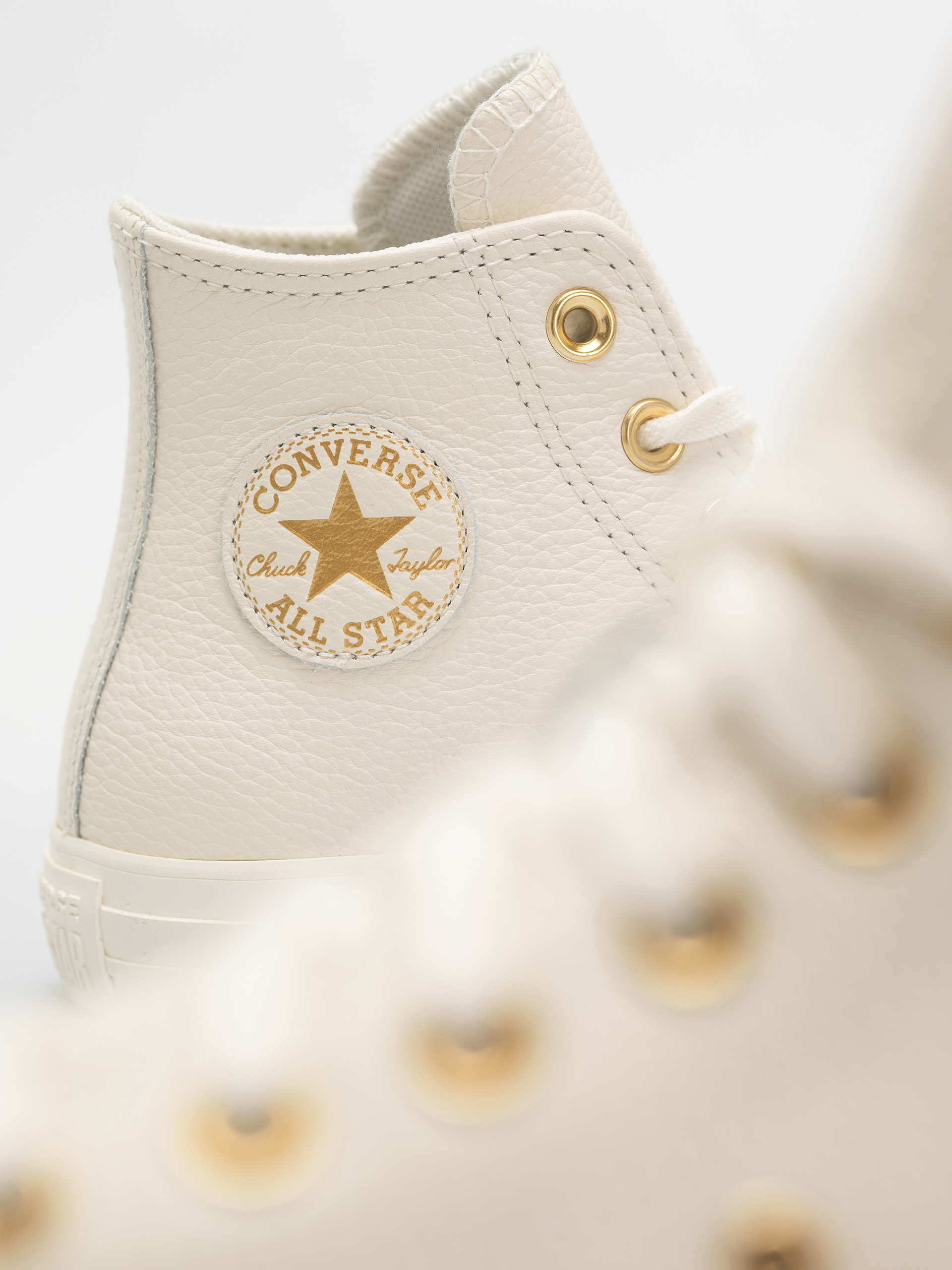 Converse Chuck Taylor All Star Hi Wmn Chucks (egret/egret/gold)