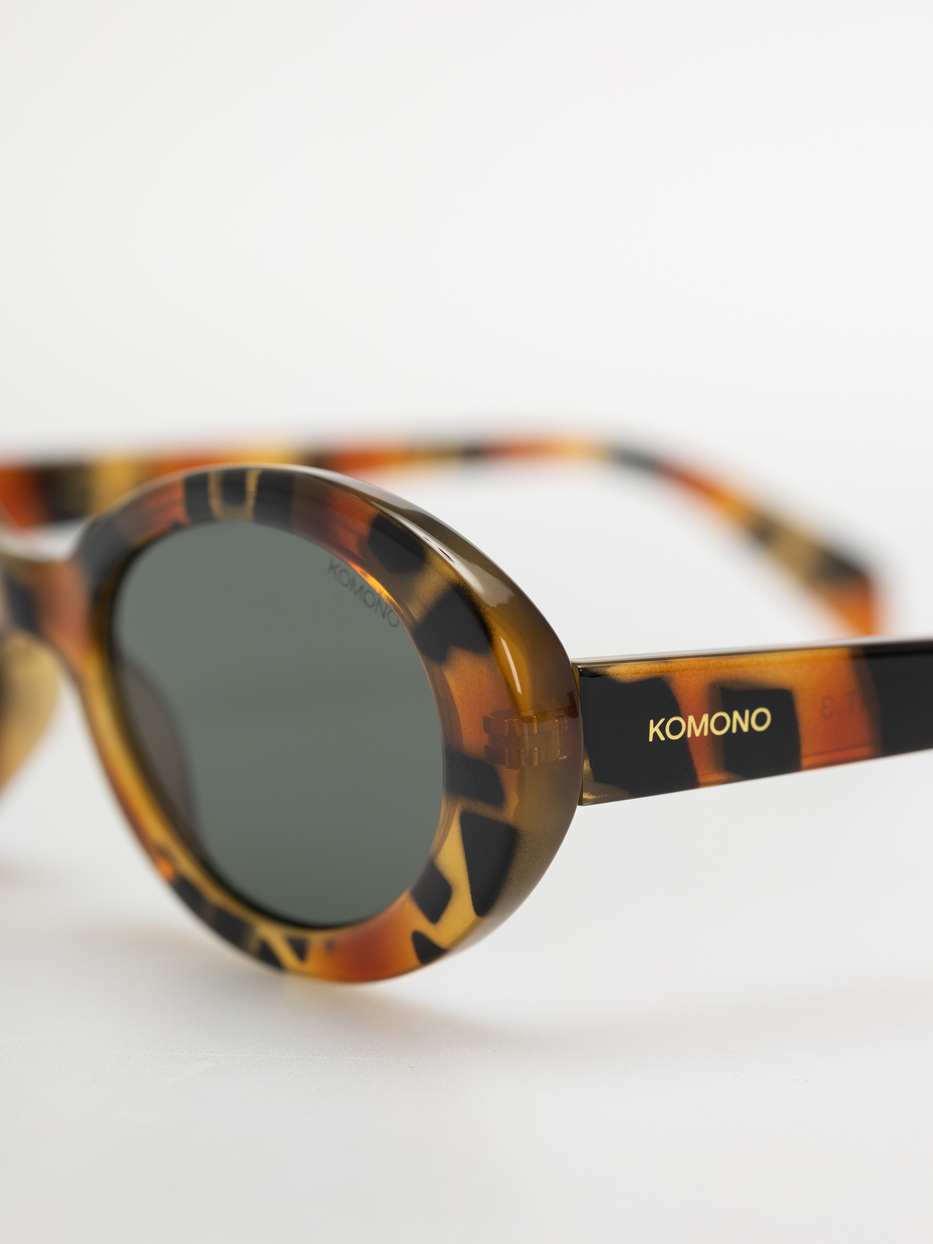 Komono Ana Sunglasses (amber shell)